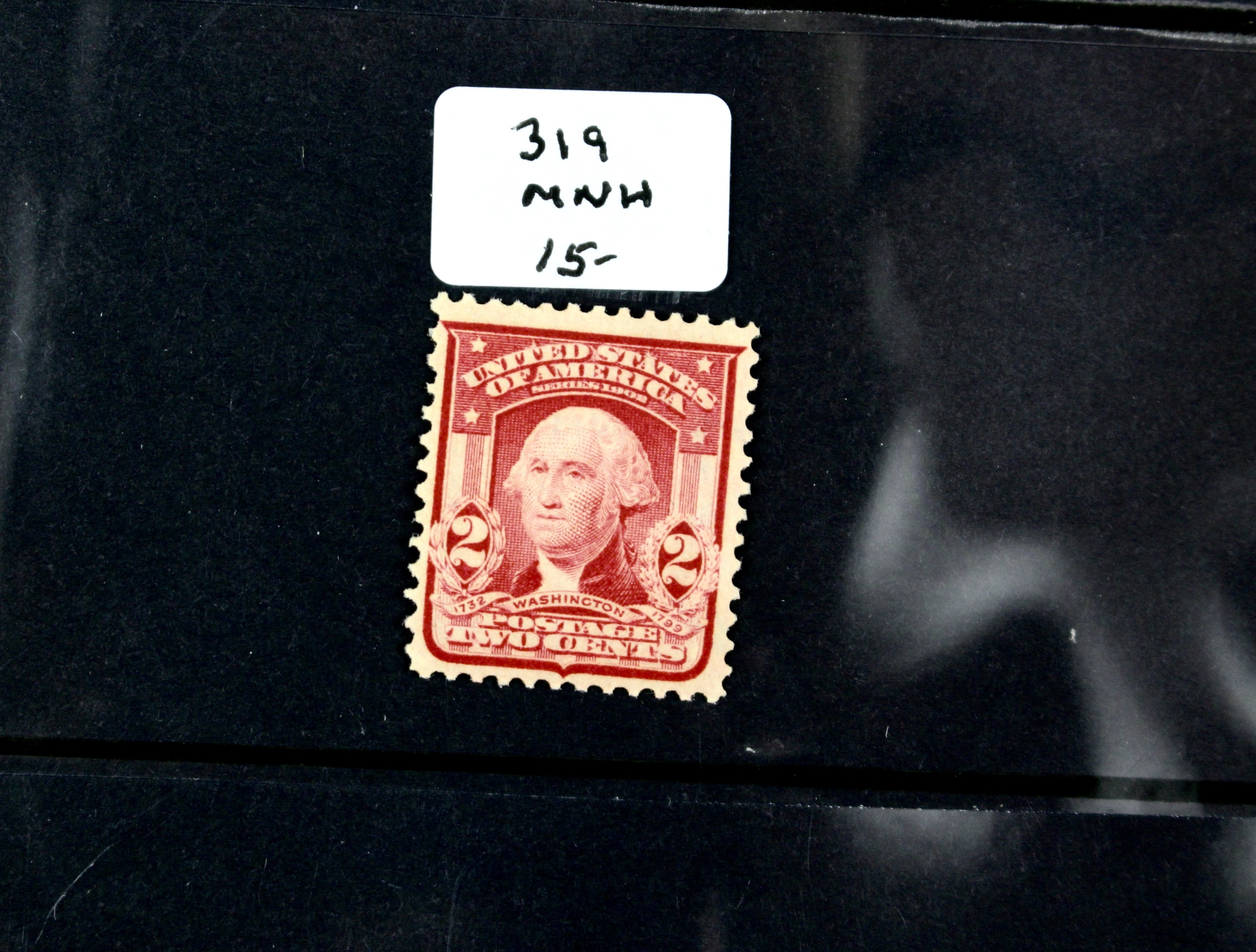 Ten Early Mint Condition U.S. Postage Stamps