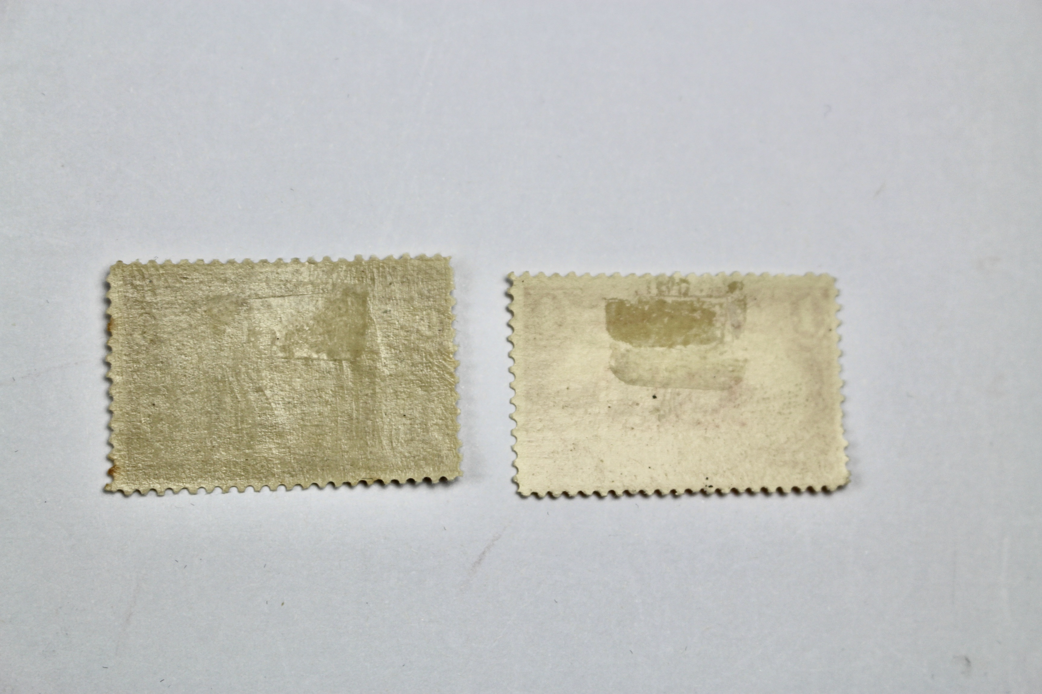 Ten Early Mint Condition U.S. Postage Stamps