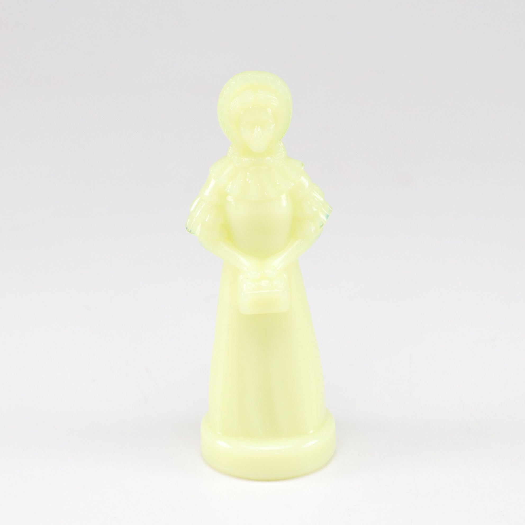 Uranium and Slag Glass Dengenhart "Priscilla" Figurine, Hen on Nest, and More