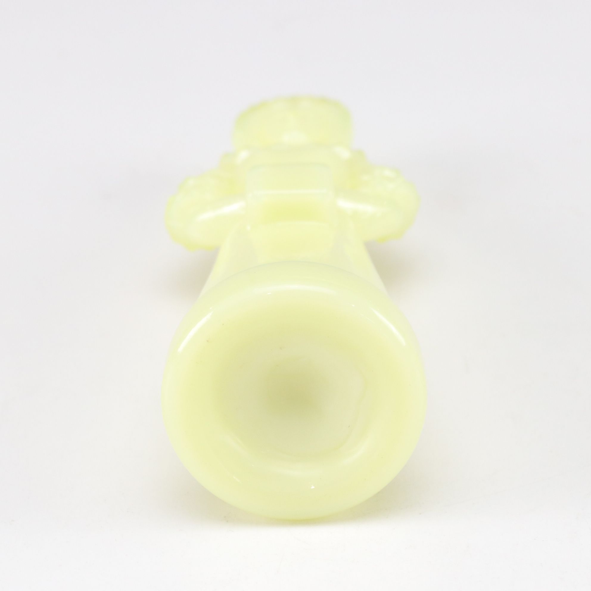 Uranium and Slag Glass Dengenhart "Priscilla" Figurine, Hen on Nest, and More