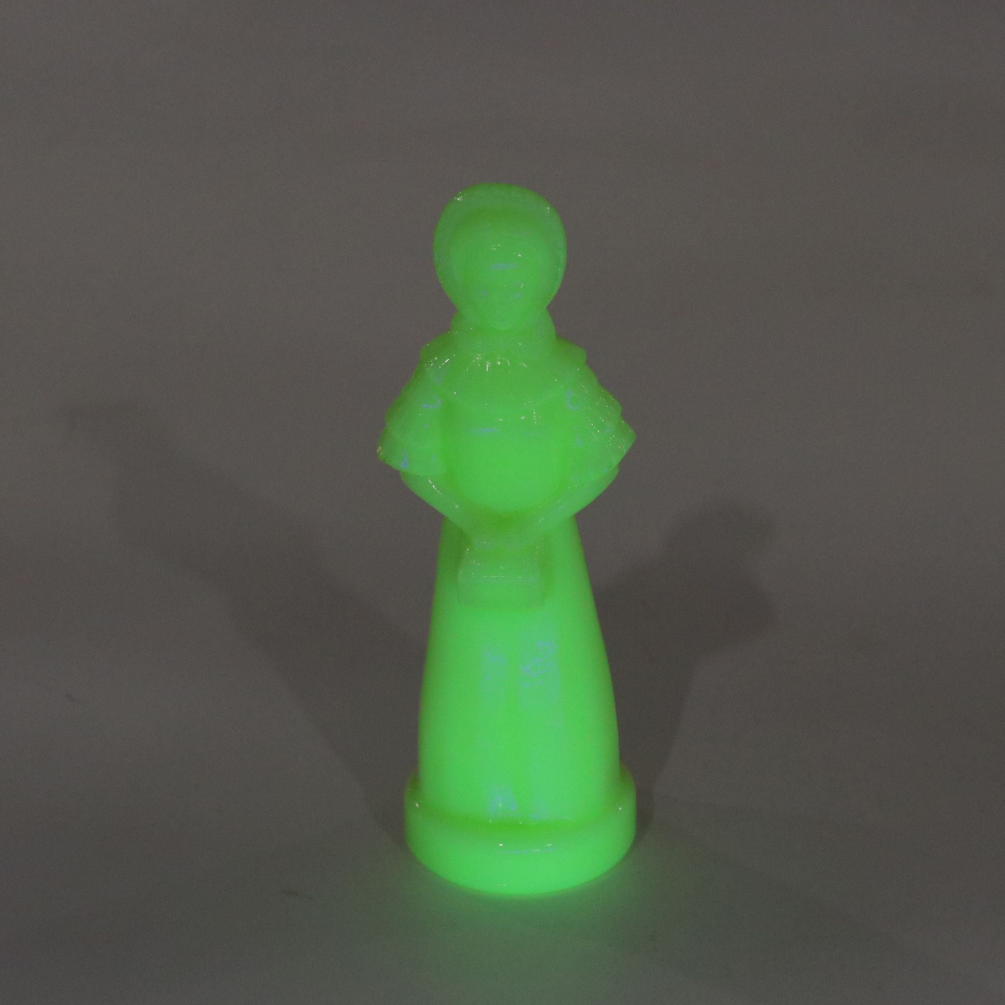 Uranium and Slag Glass Dengenhart "Priscilla" Figurine, Hen on Nest, and More