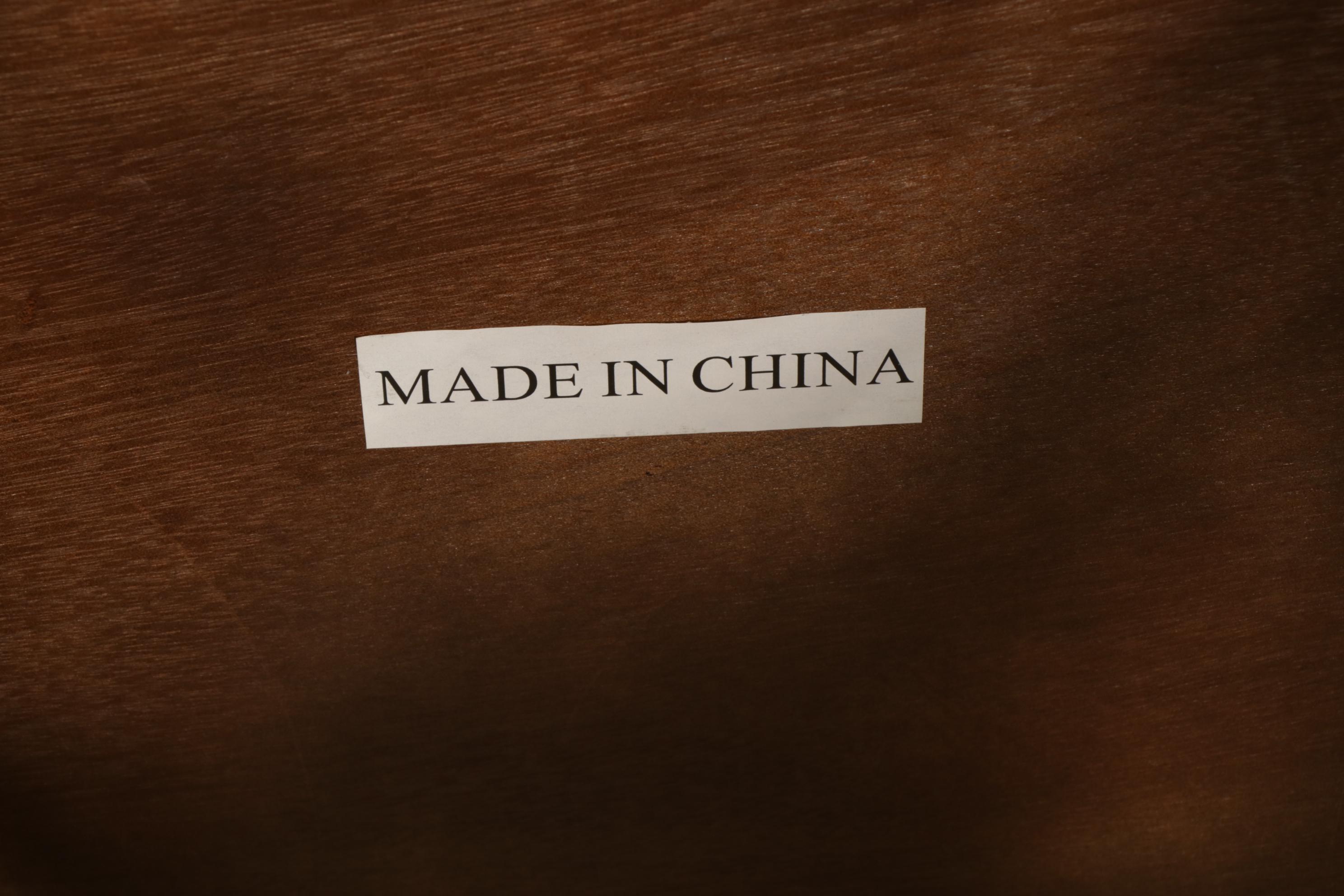 Pair of Wood Side Tables, 21st Century