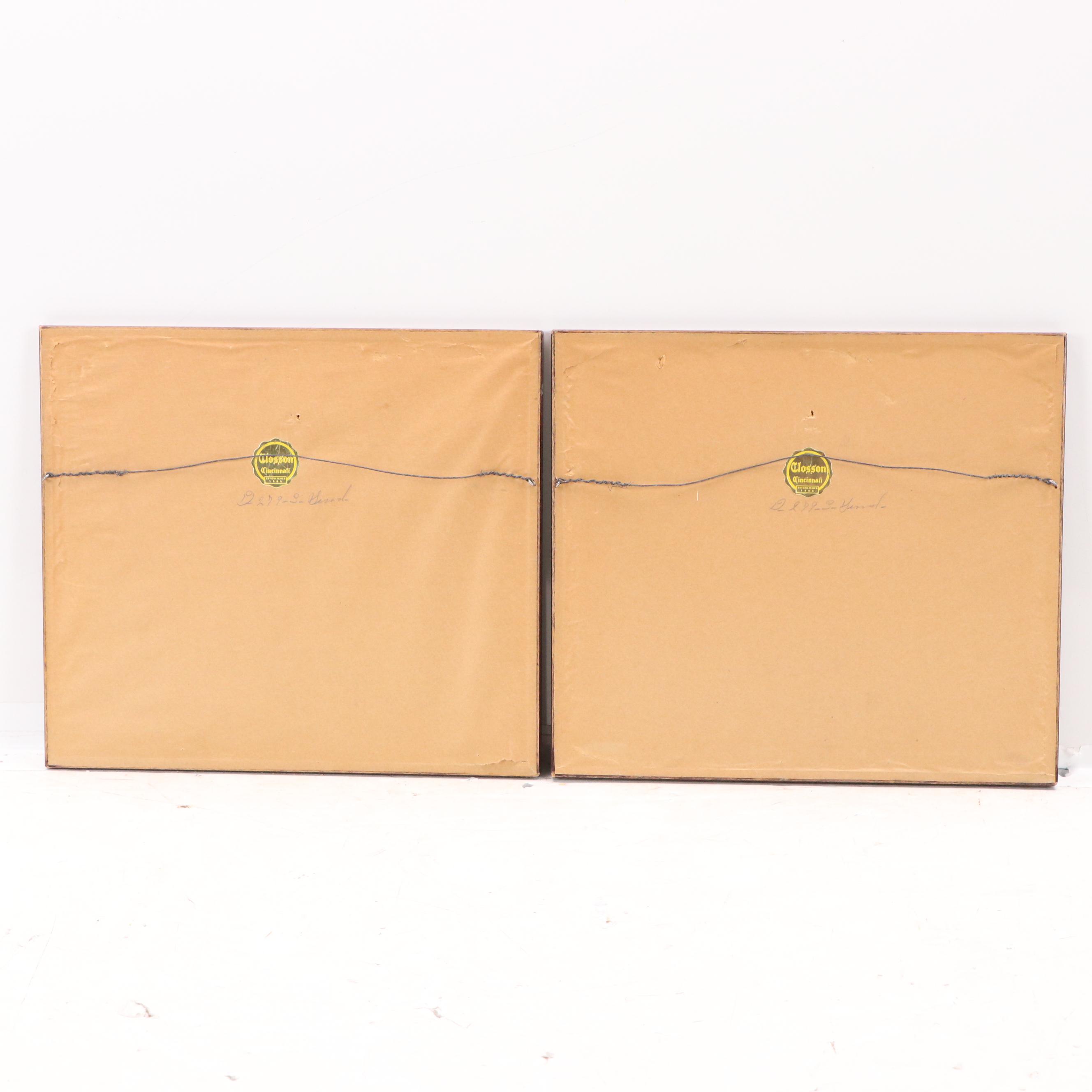 Pair of Hand-Colored Engravings Including Dutch Estate of Roosendahl