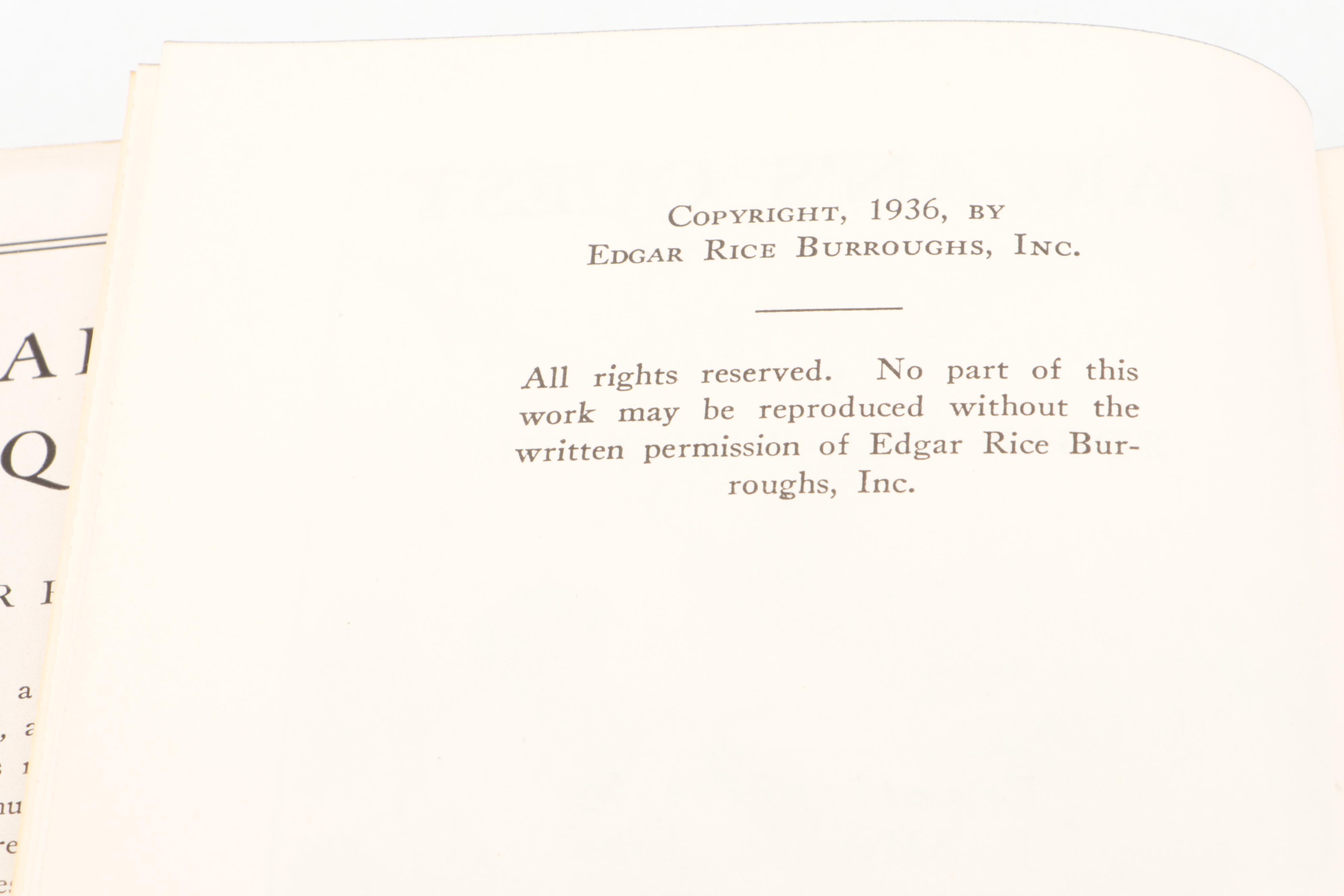 "Tarzan's Quest" by Edgar Rice Burroughs, 1948