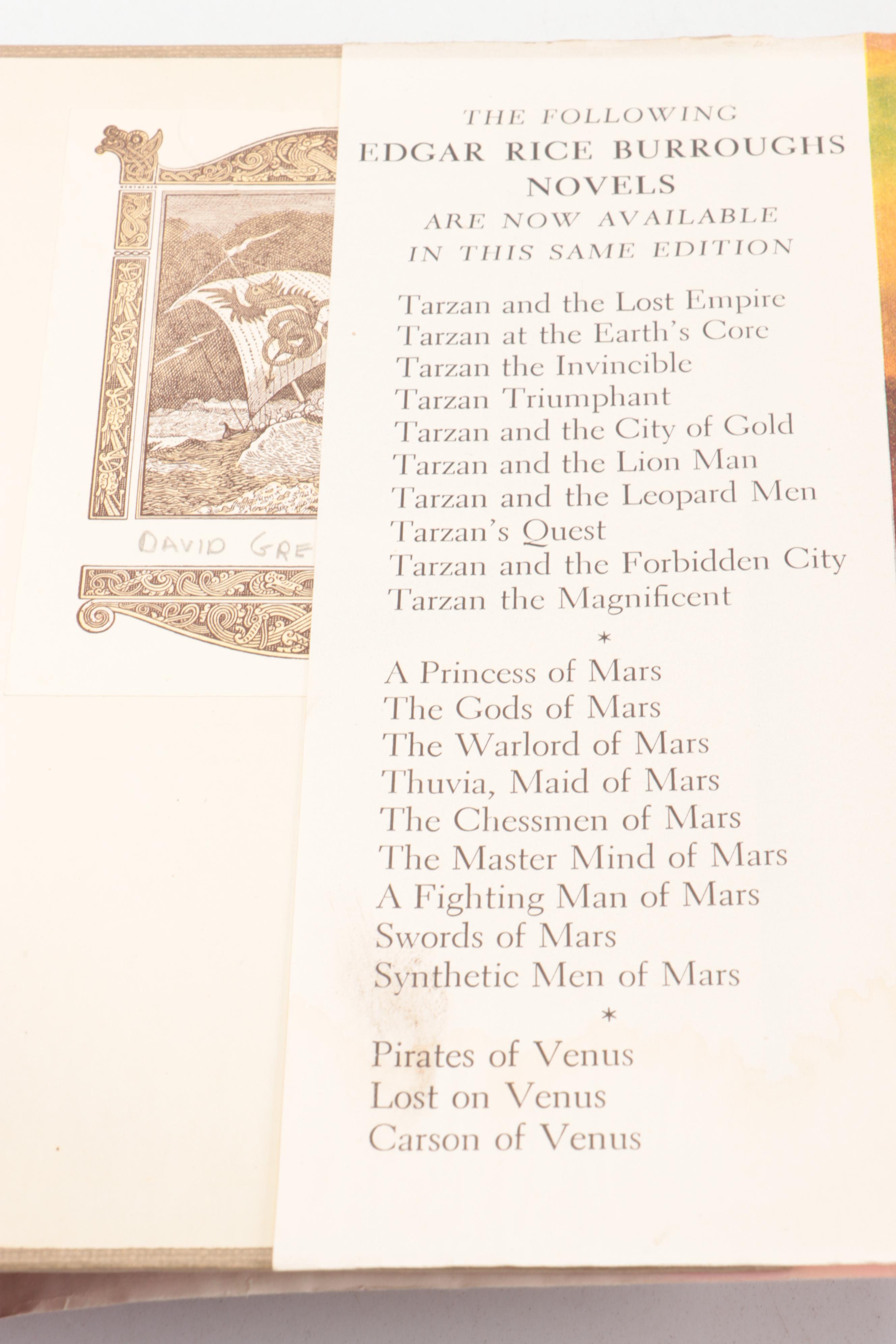 "Tarzan's Quest" by Edgar Rice Burroughs, 1948