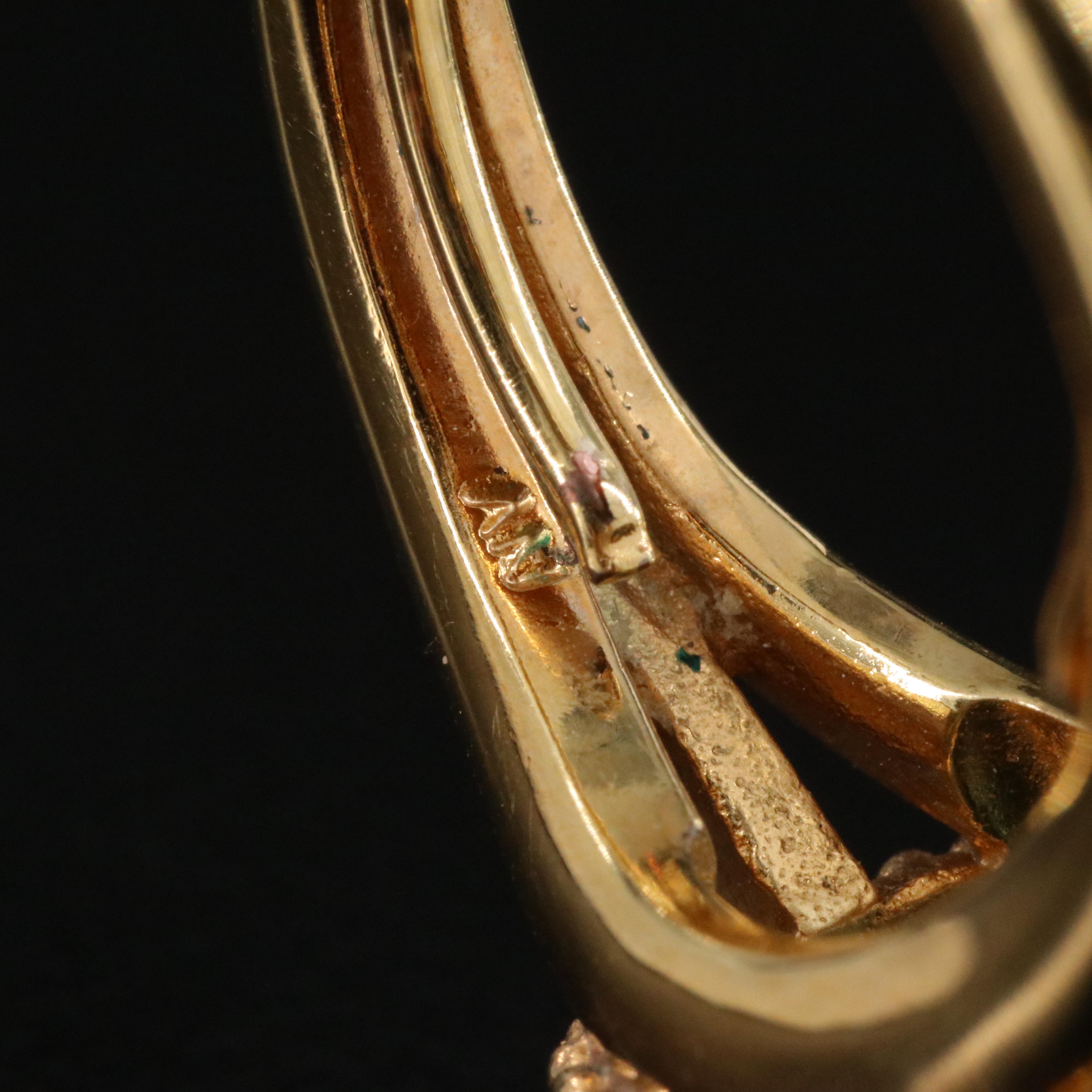 Faux Gemstone Solitaire Ring