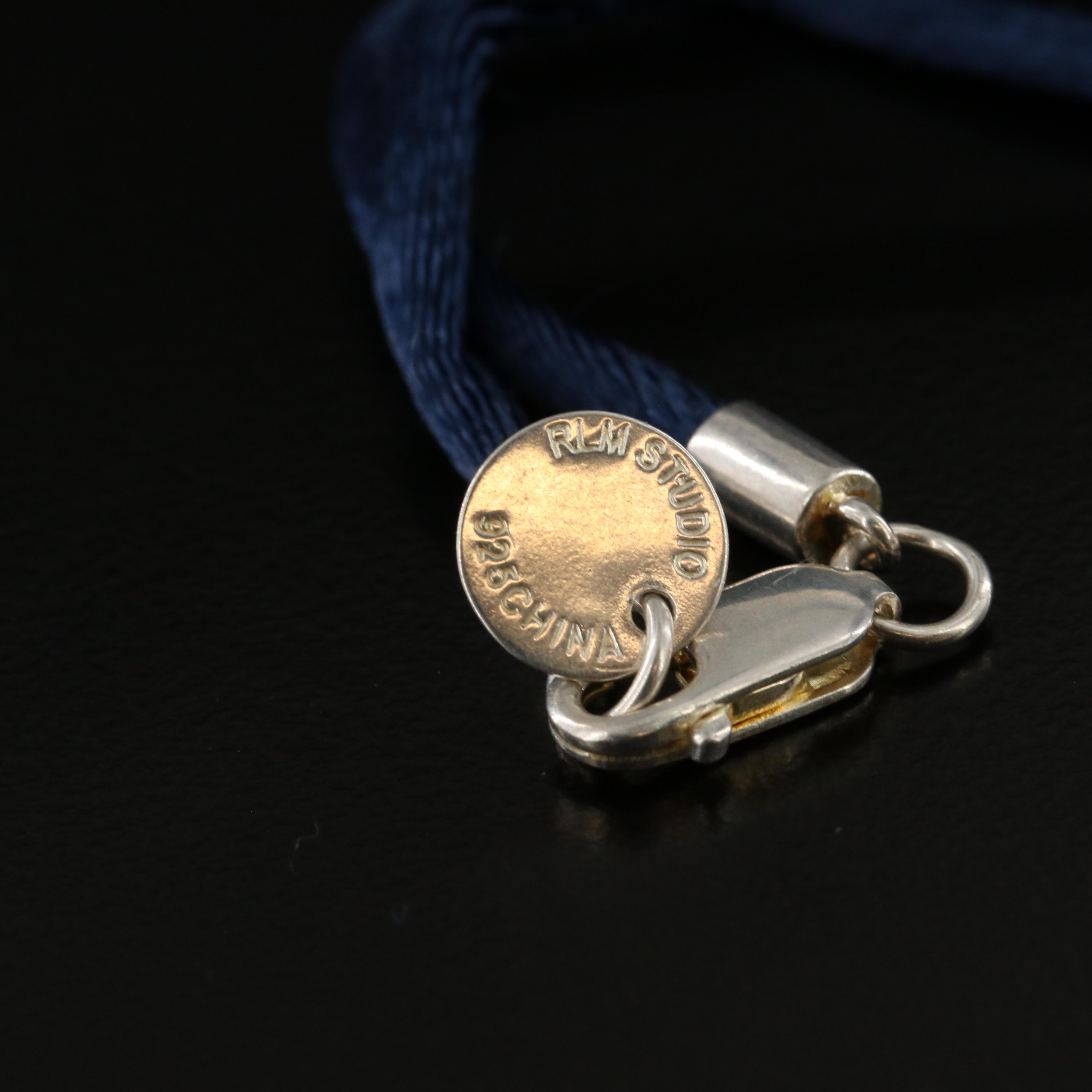 Robert Lee Morris Studio Sterling Tapered Pendant Necklace