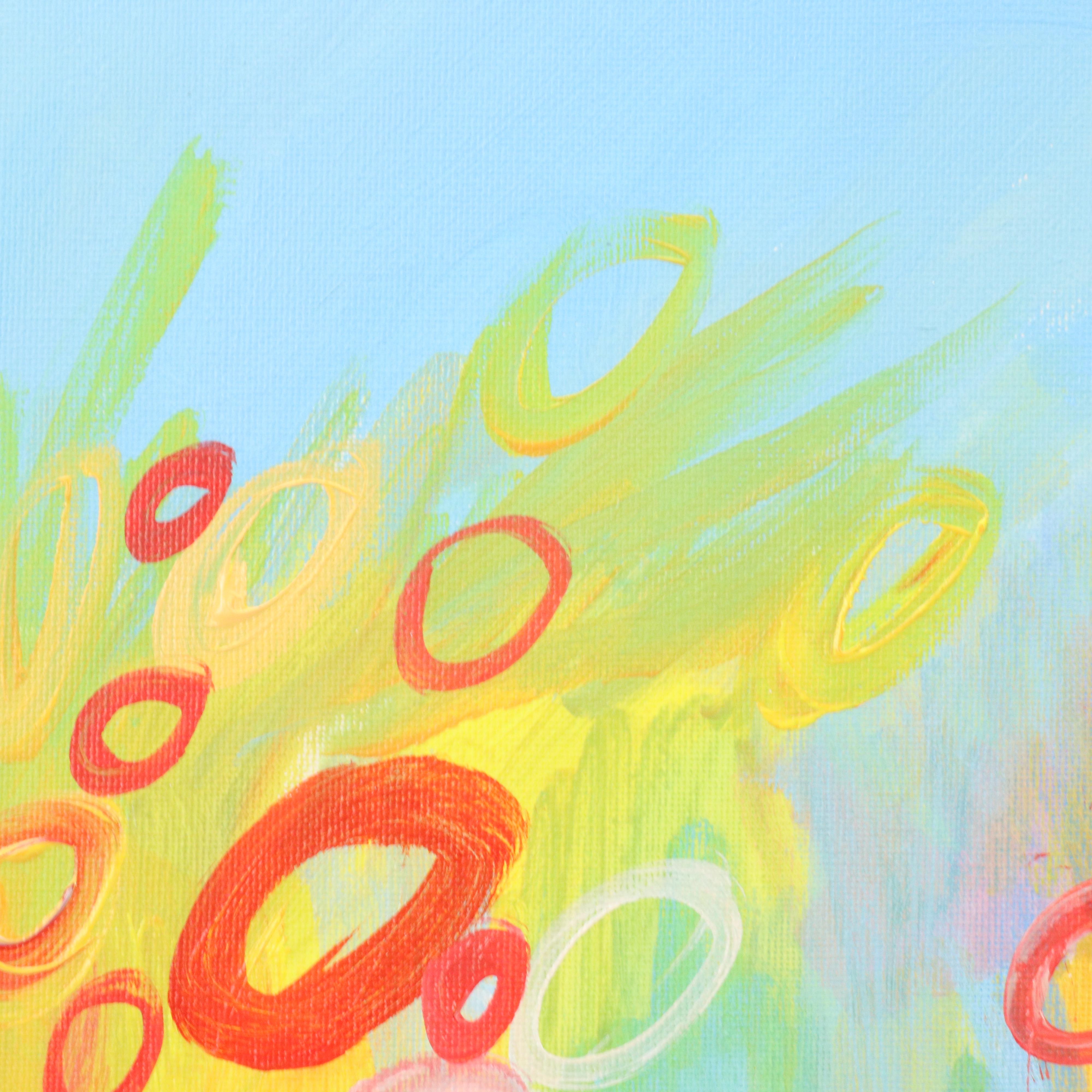 Saul Gefen Abstract Acrylic Painting, 2025