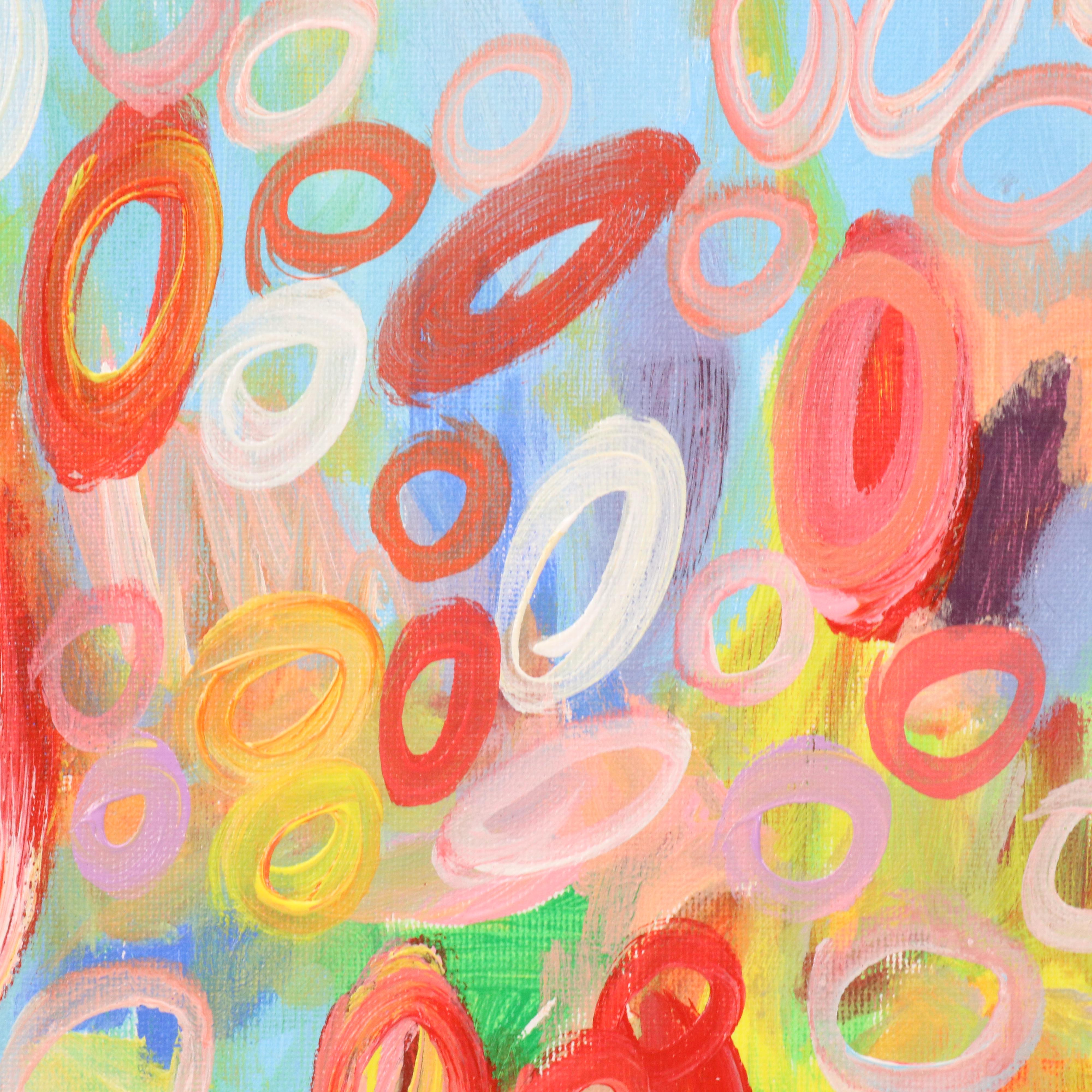 Saul Gefen Abstract Acrylic Painting, 2025