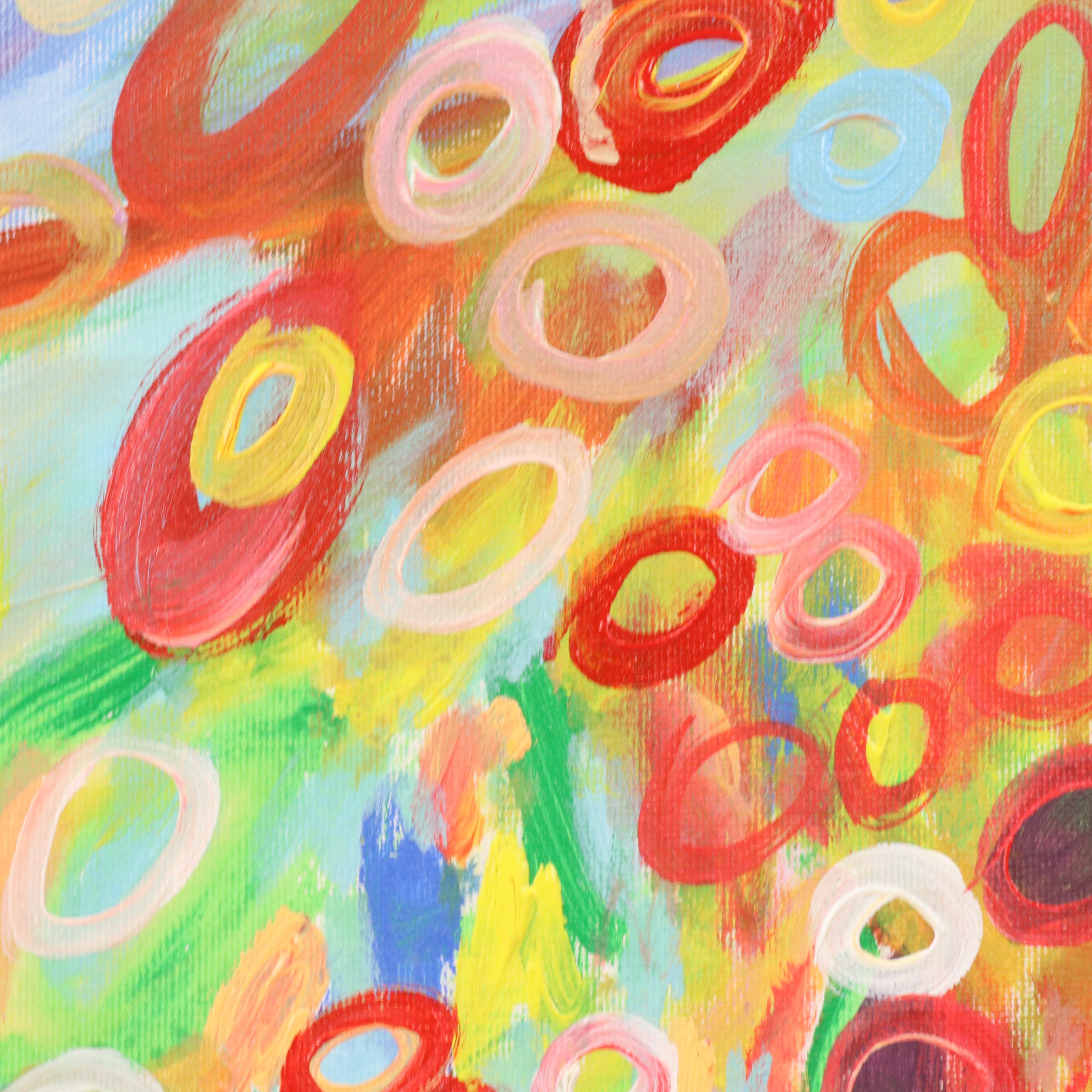 Saul Gefen Abstract Acrylic Painting, 2025