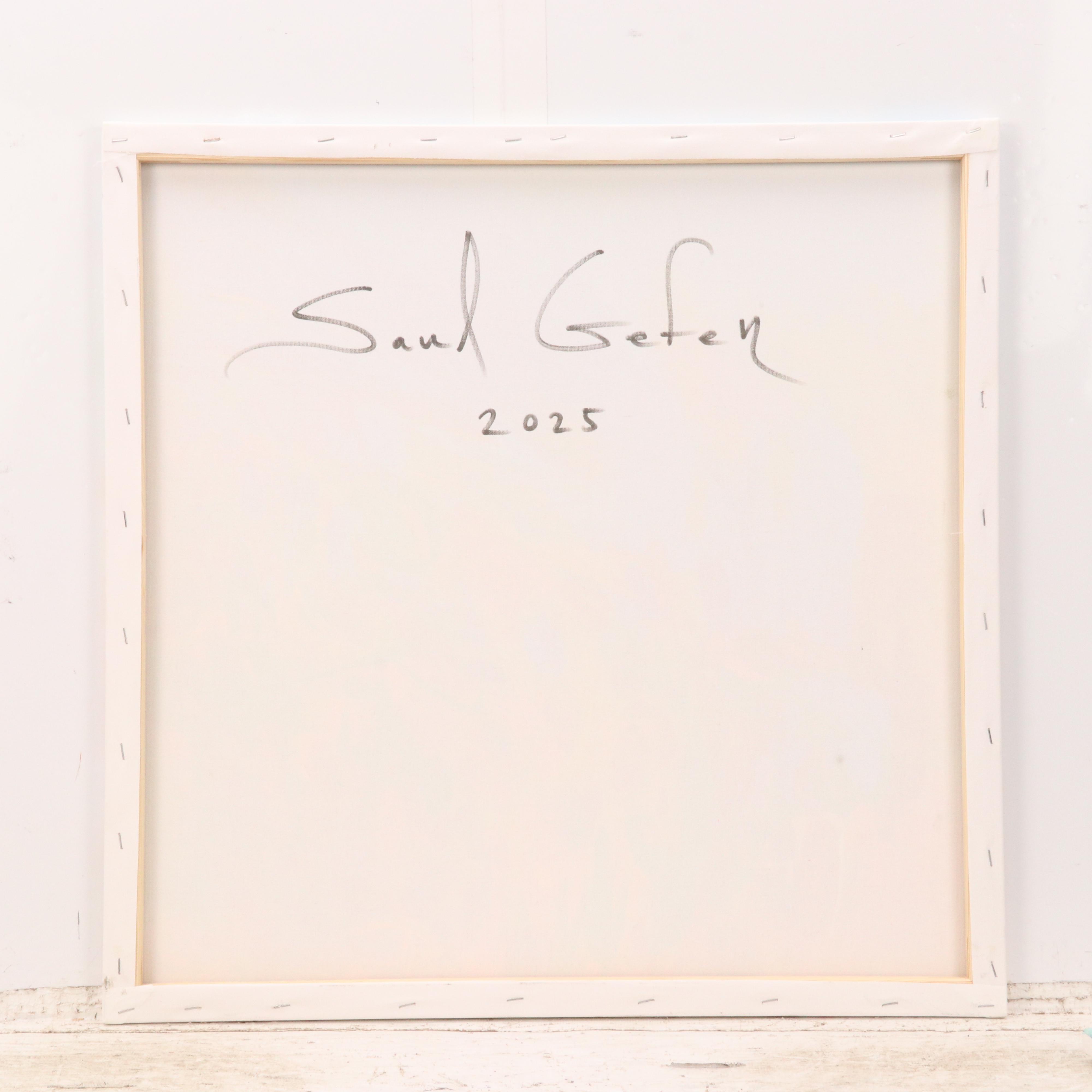 Saul Gefen Abstract Acrylic Painting, 2025