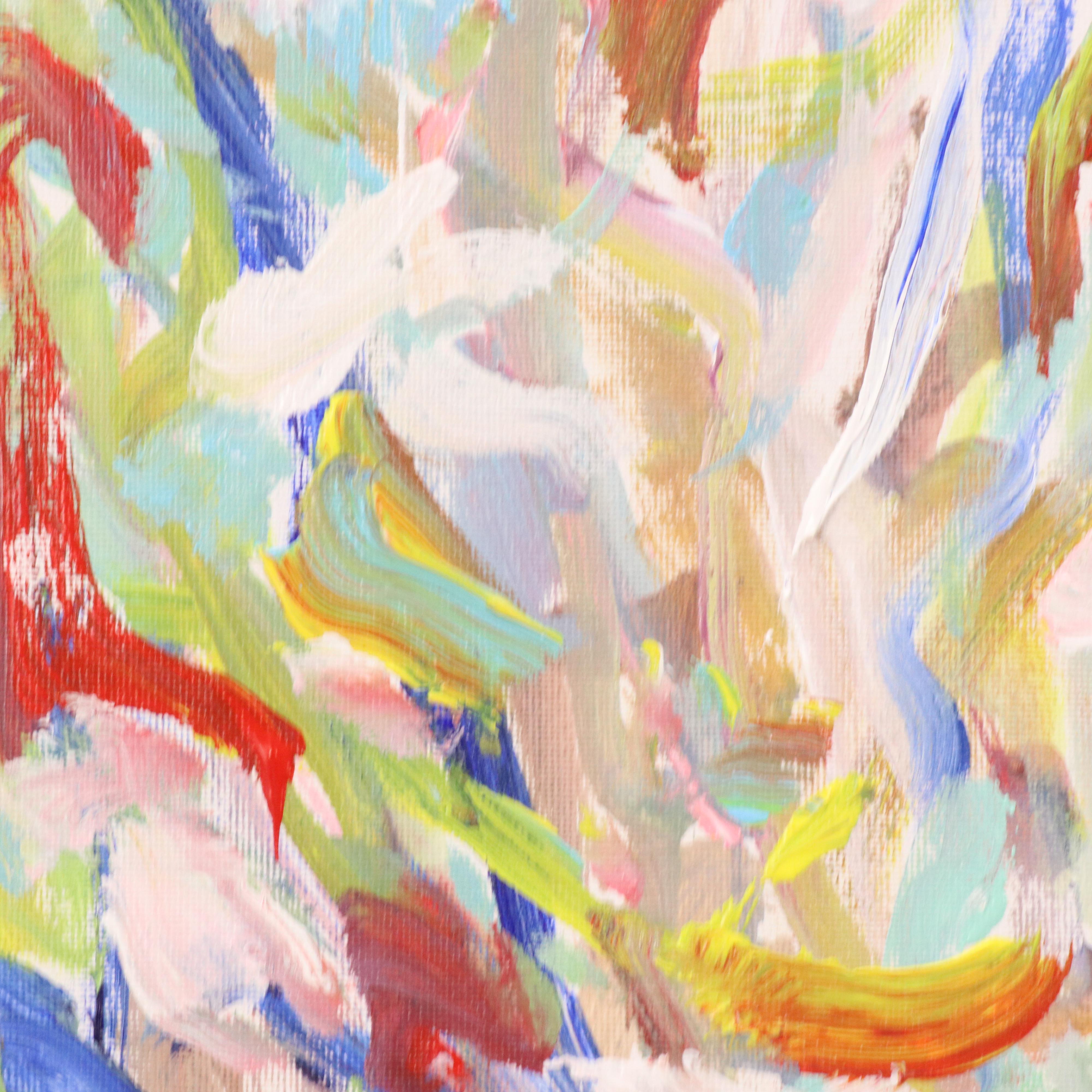 Saul Gefen Abstract Acrylic Painting, 2025