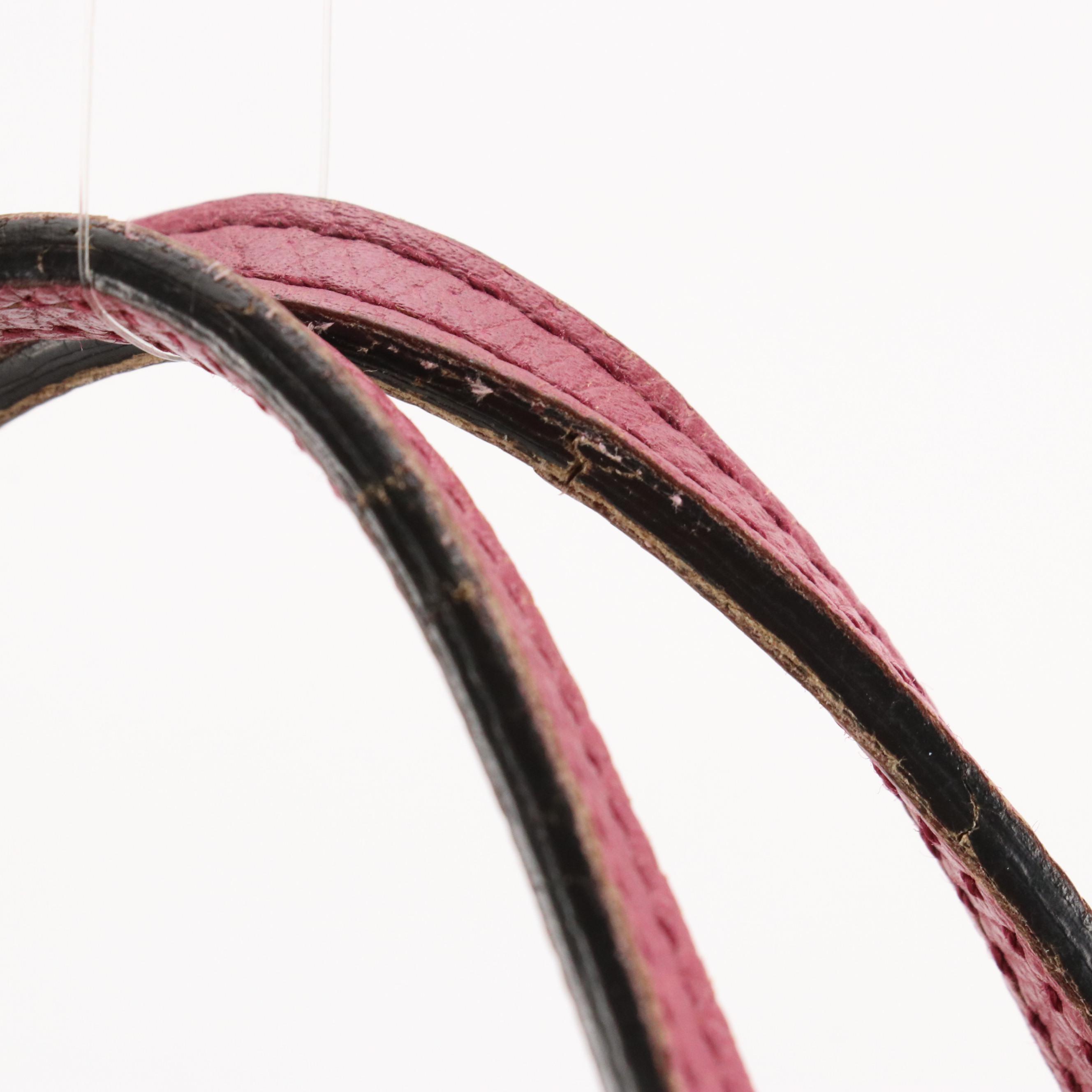 Gucci Bree Two-Way Bag in GG Canvas and Mauve Blush Cinghiale Leather