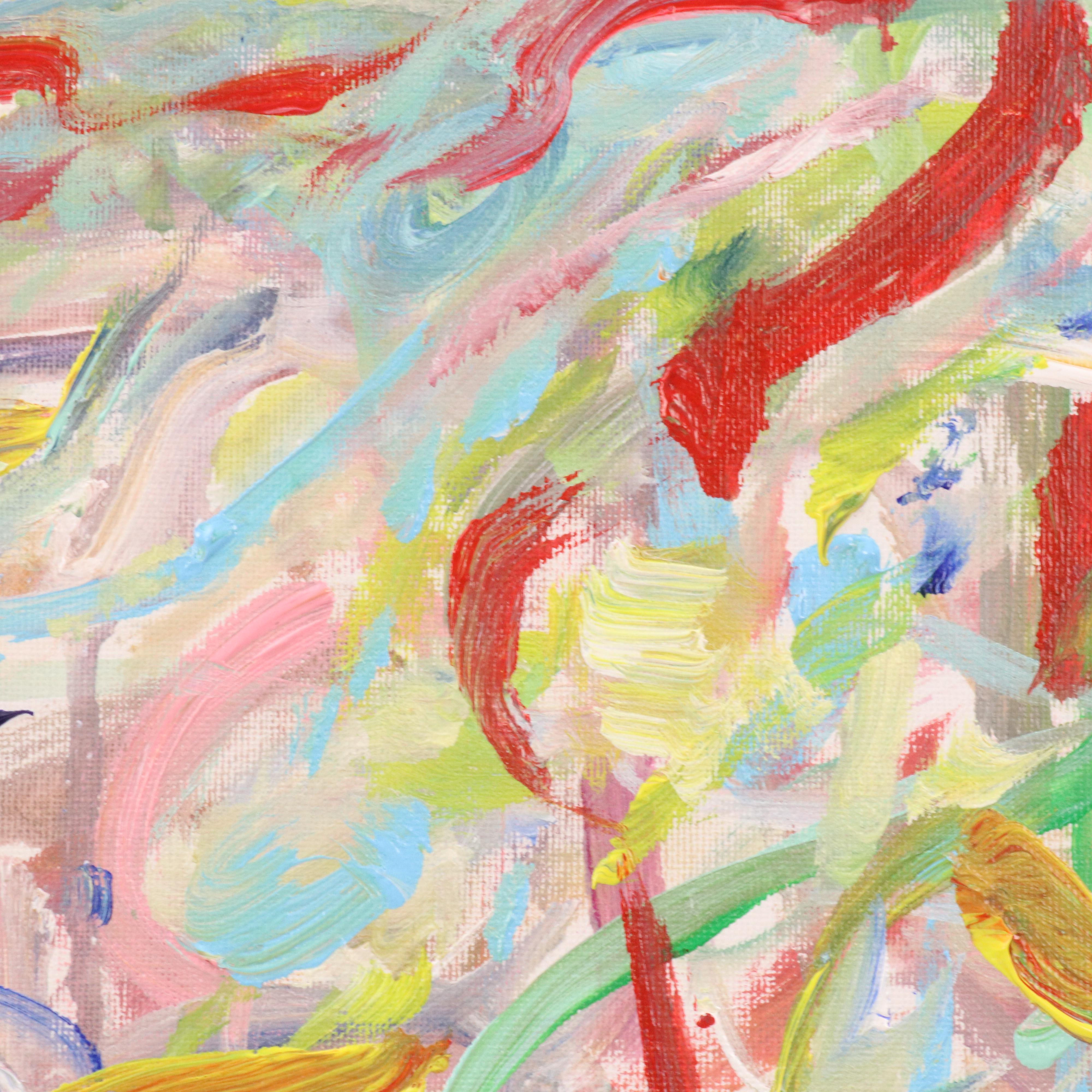 Saul Gefen Abstract Acrylic Painting, 2025