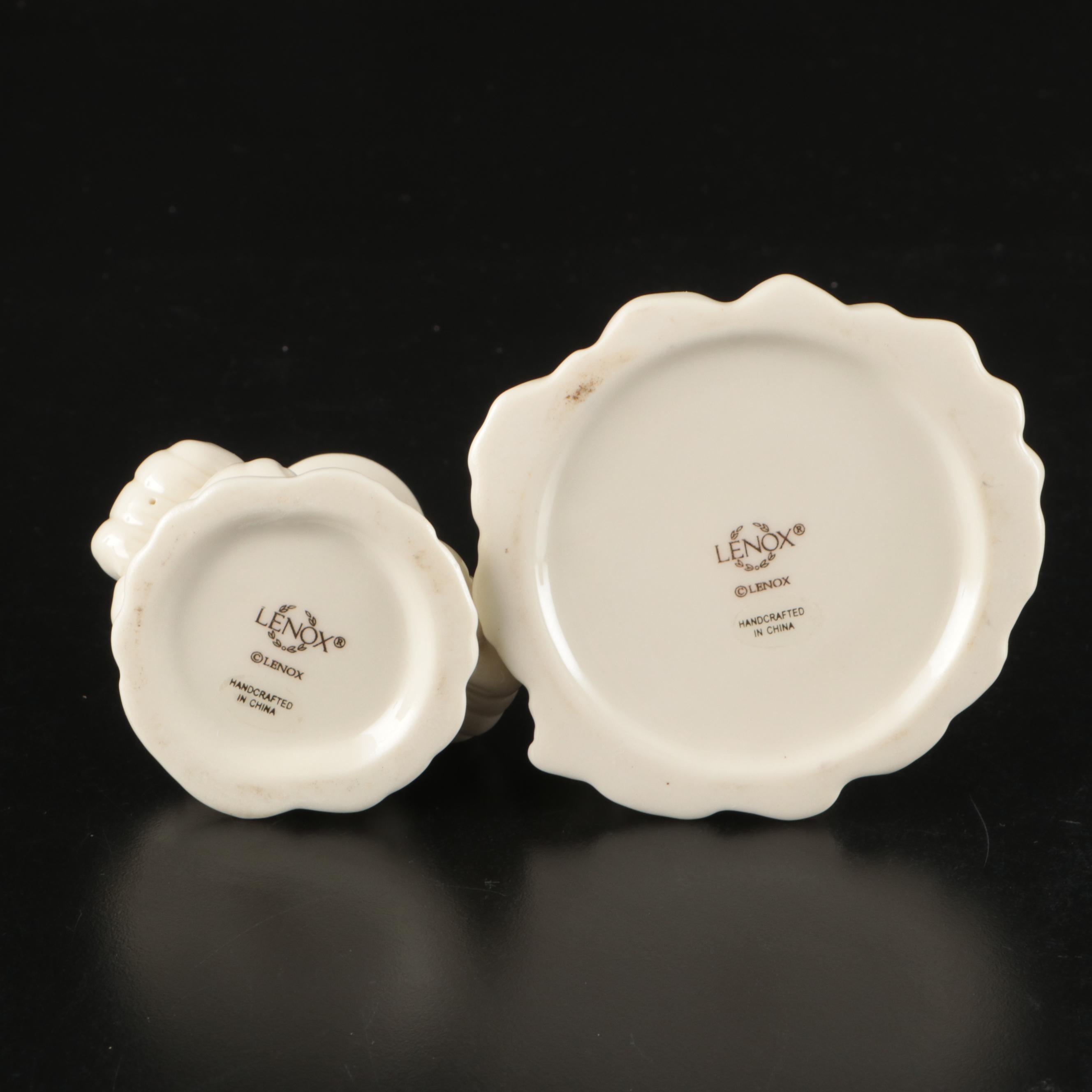 Lenox China Jewels Porcelain Cat, "Classic Ivory" Lighthouse, and More Figurines