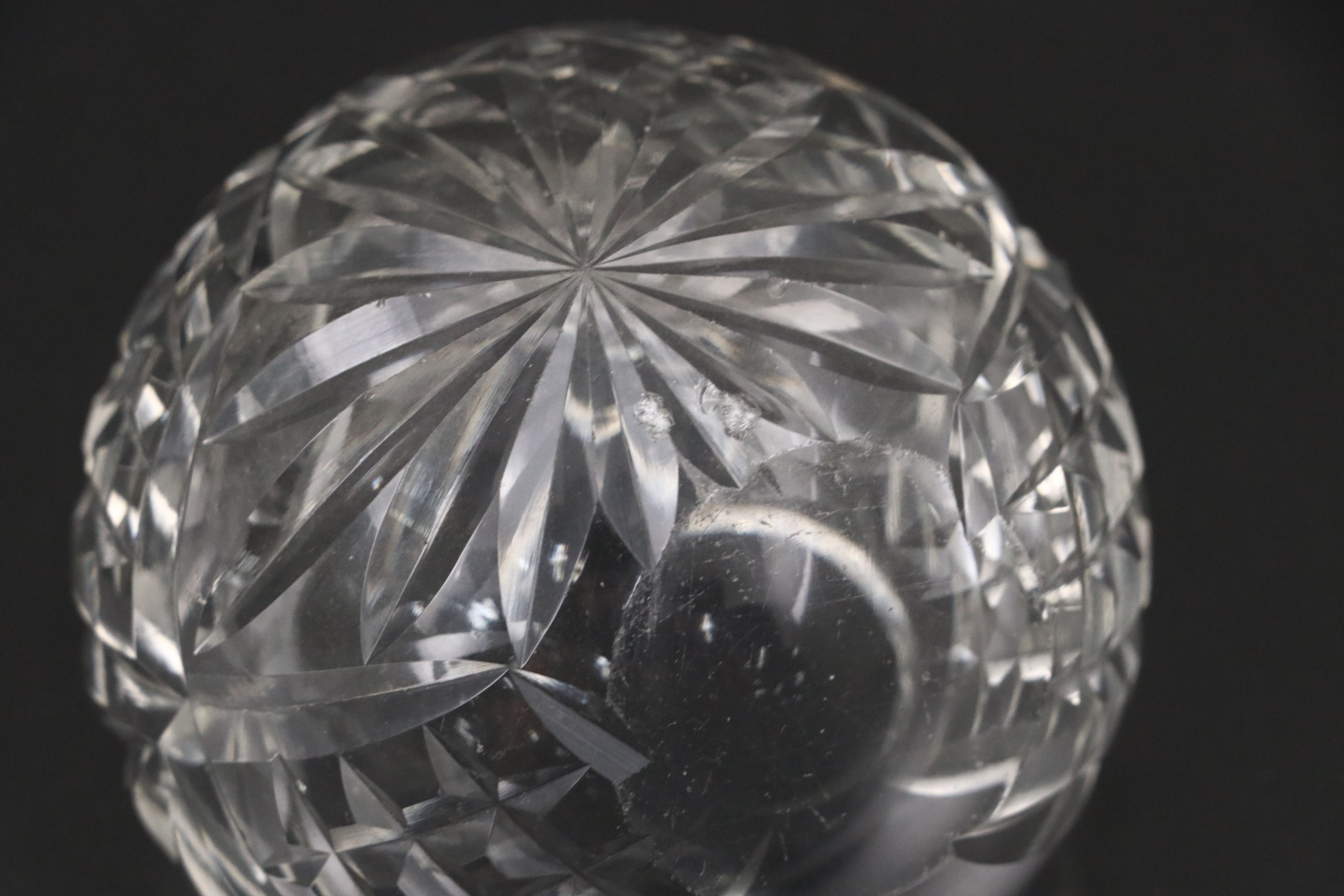 American Brilliant Cut Crystal Vase, Crystal Salt Cellars, and More Table Décor