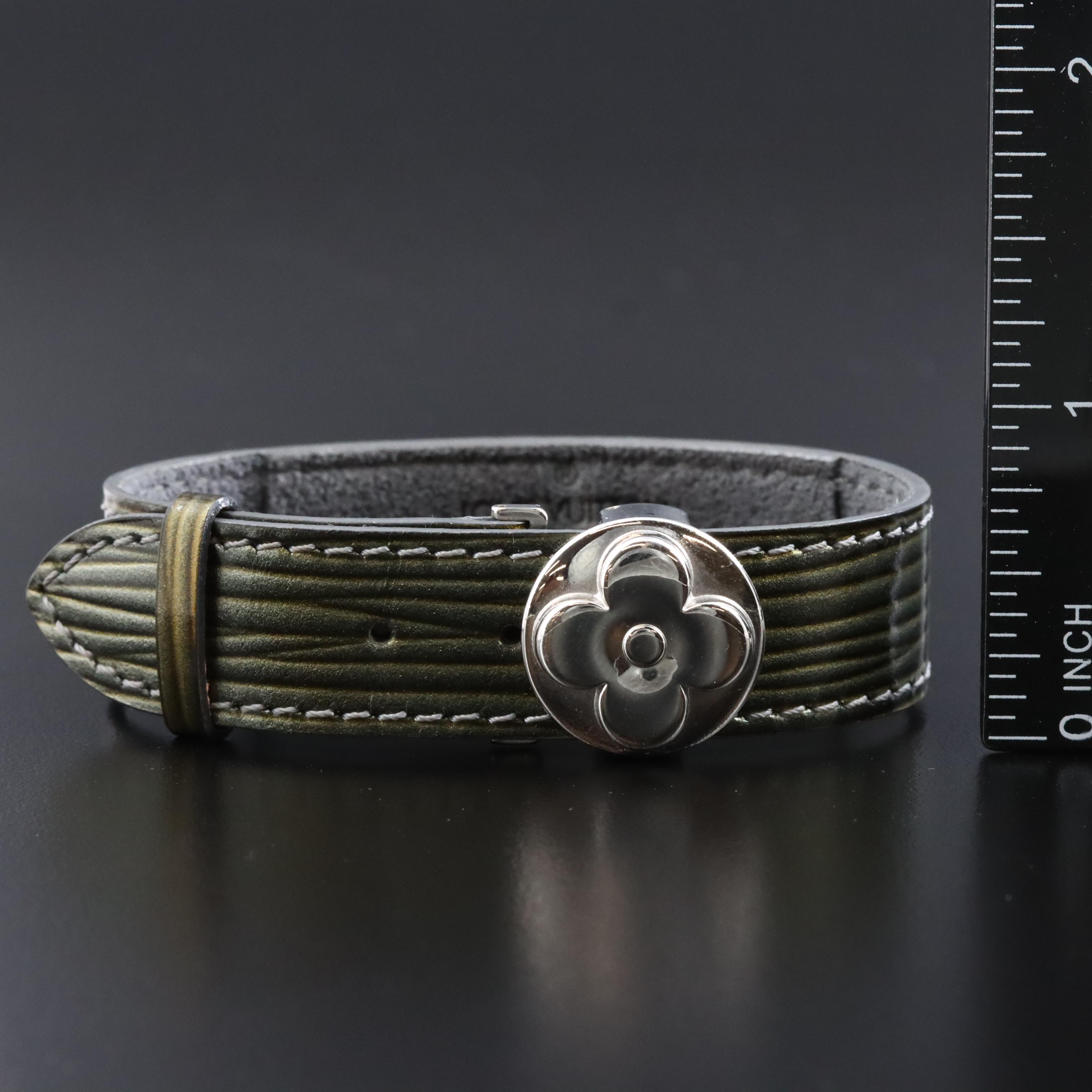 Louis Vuitton Wish Bracelet in Vernis Epi Leather