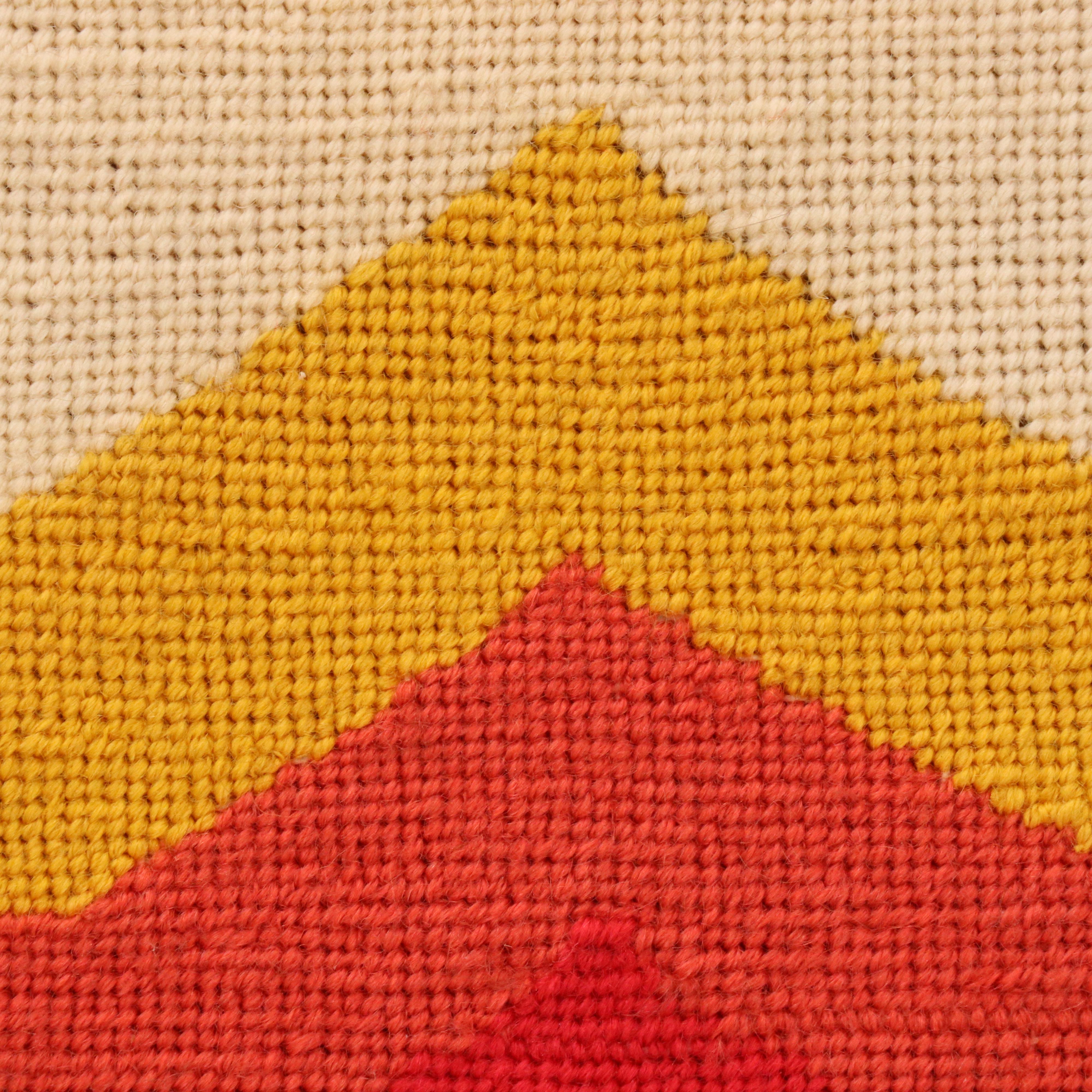 Abstract Sunset Needlepoint