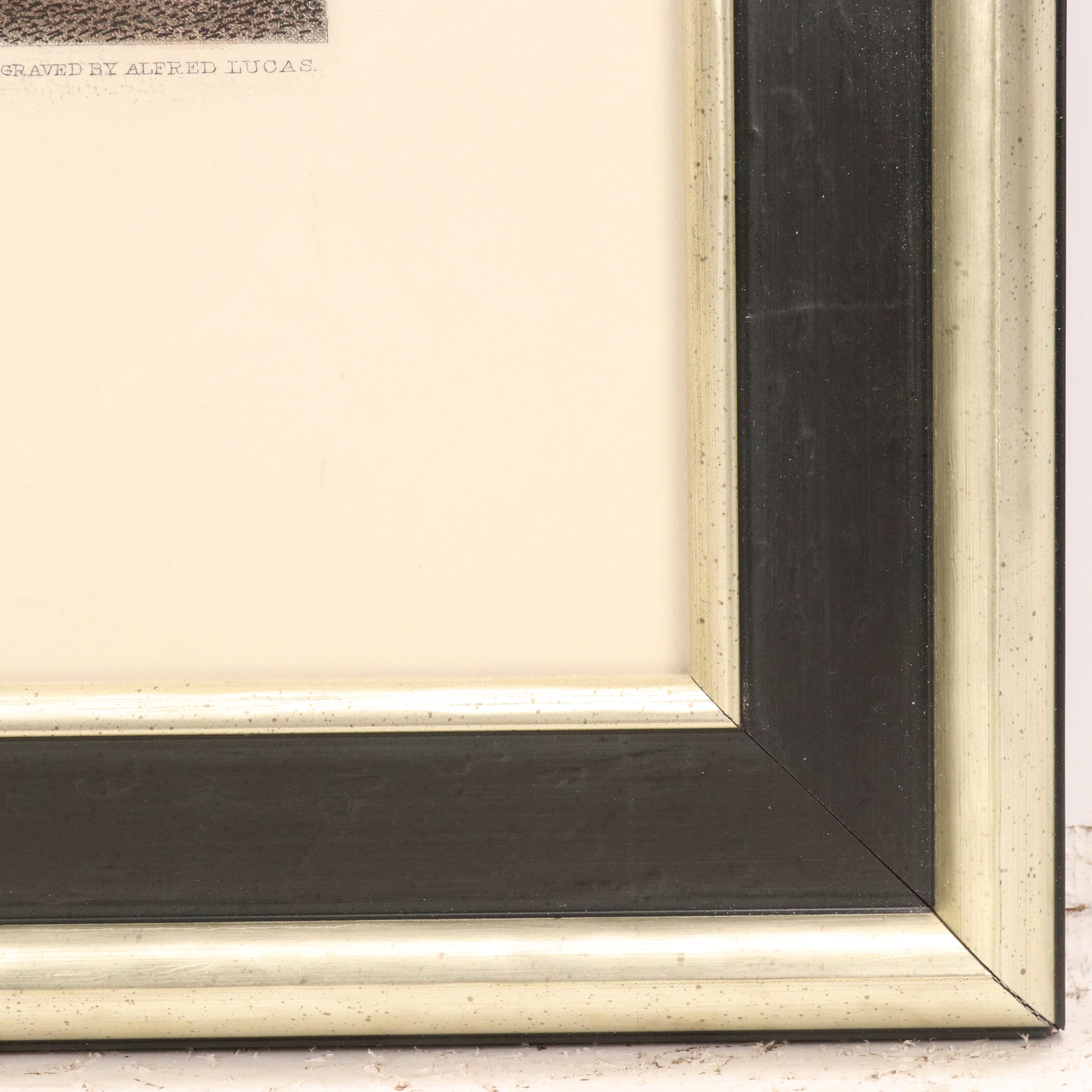 Engraving and Mezzotint "The First Taste" After Samuel John Carter