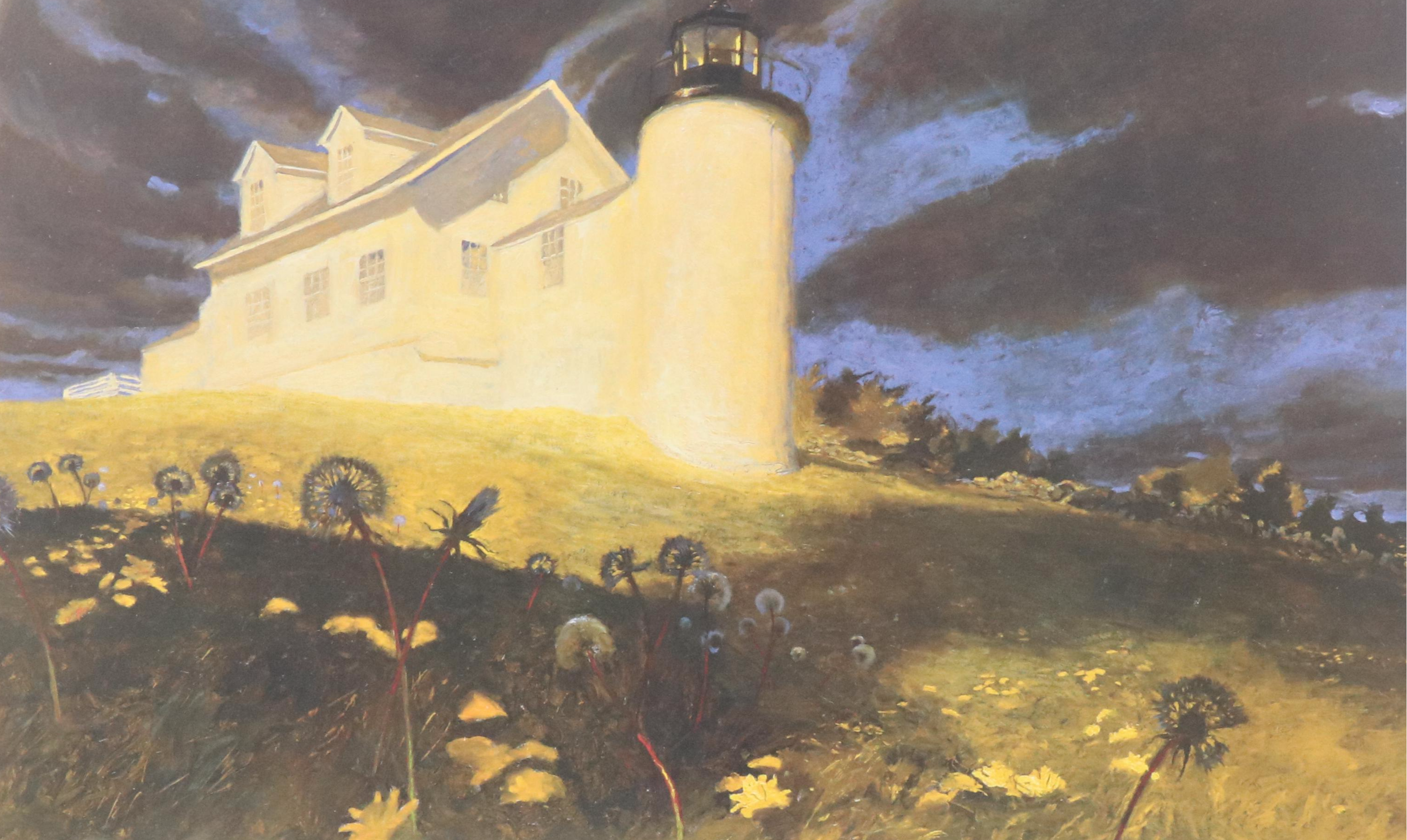 Jamie Wyeth Offset Lithograph "Lighthouse Dandelions"