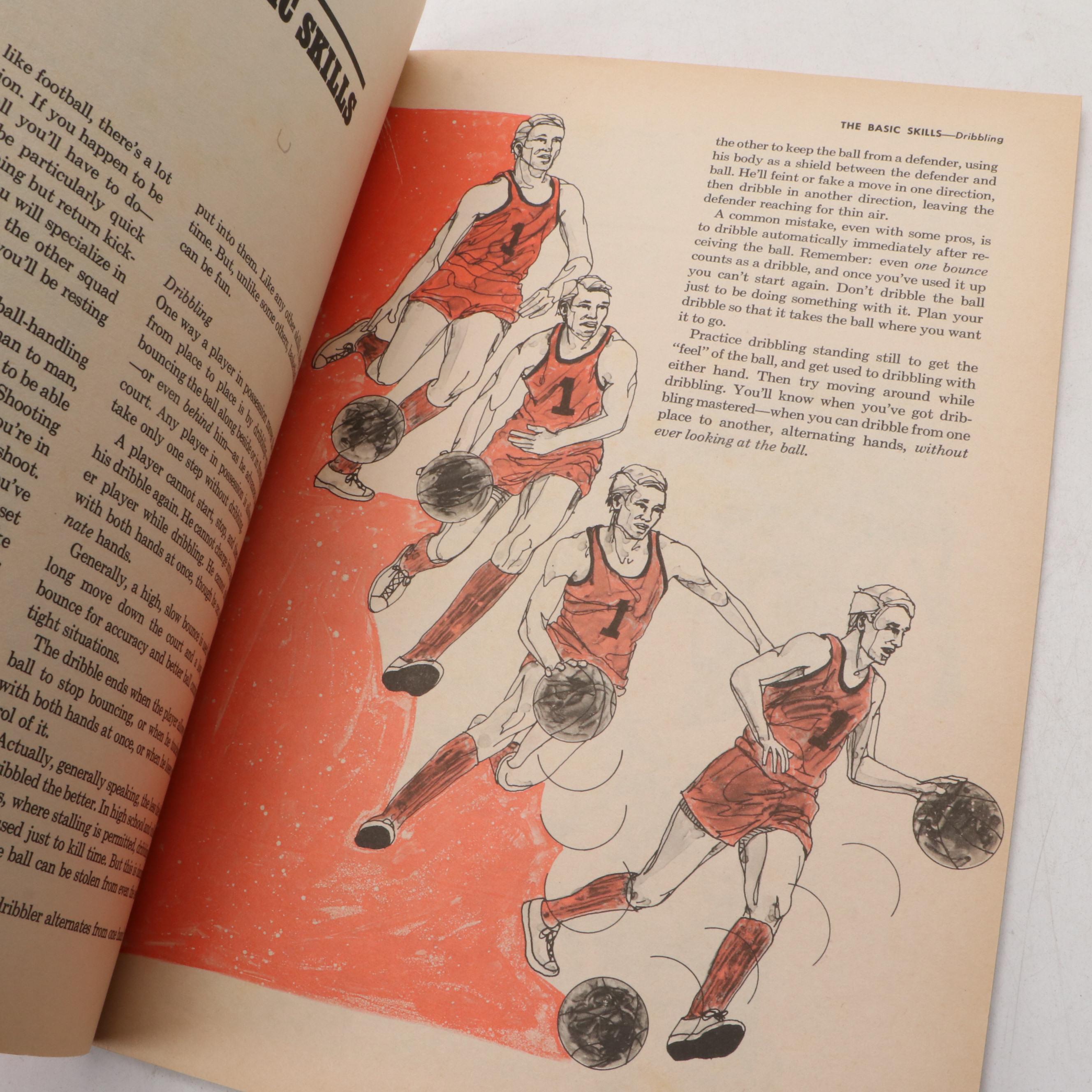 Illustrated "Basketball" by Ross Olney, 1975