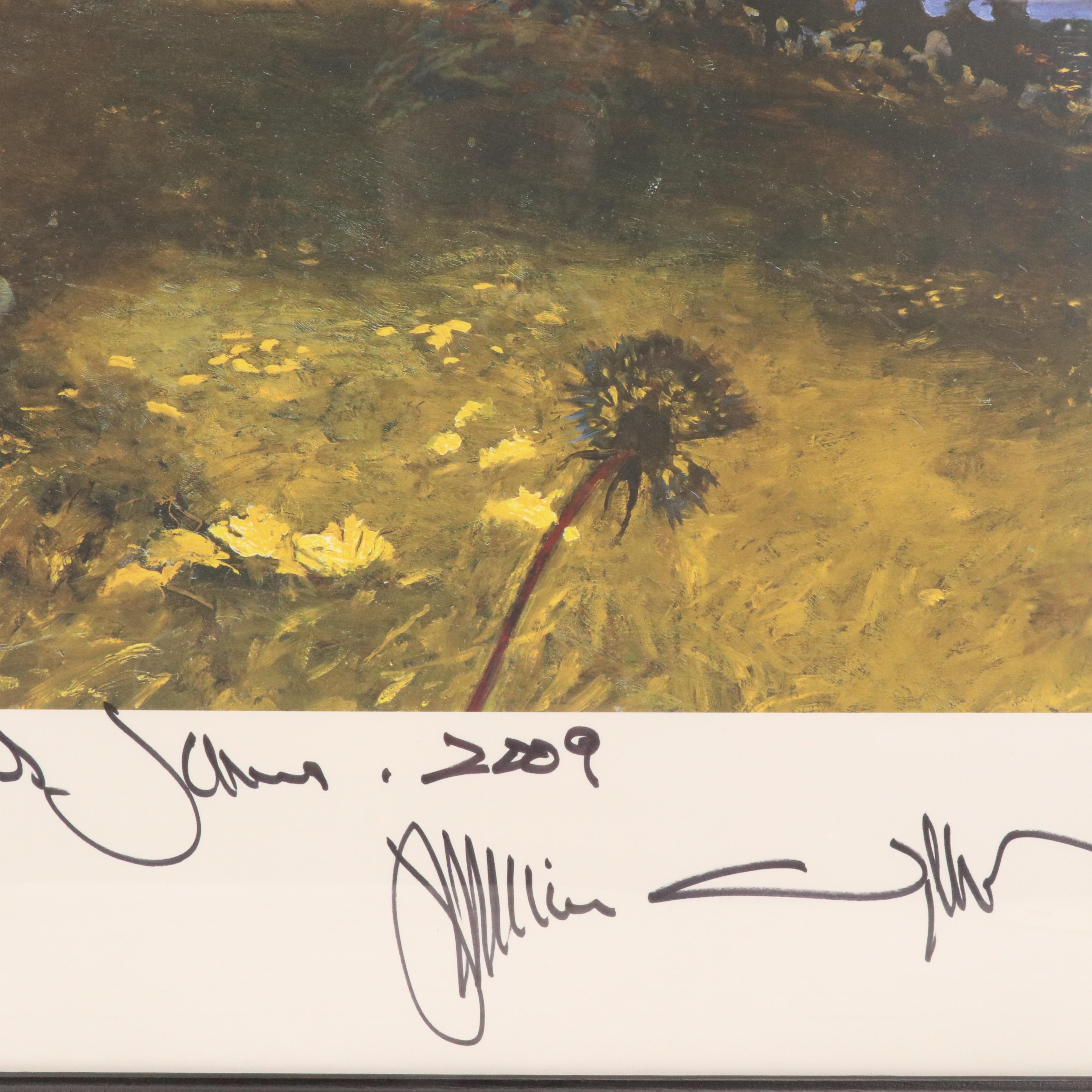 Jamie Wyeth Offset Lithograph "Lighthouse Dandelions"