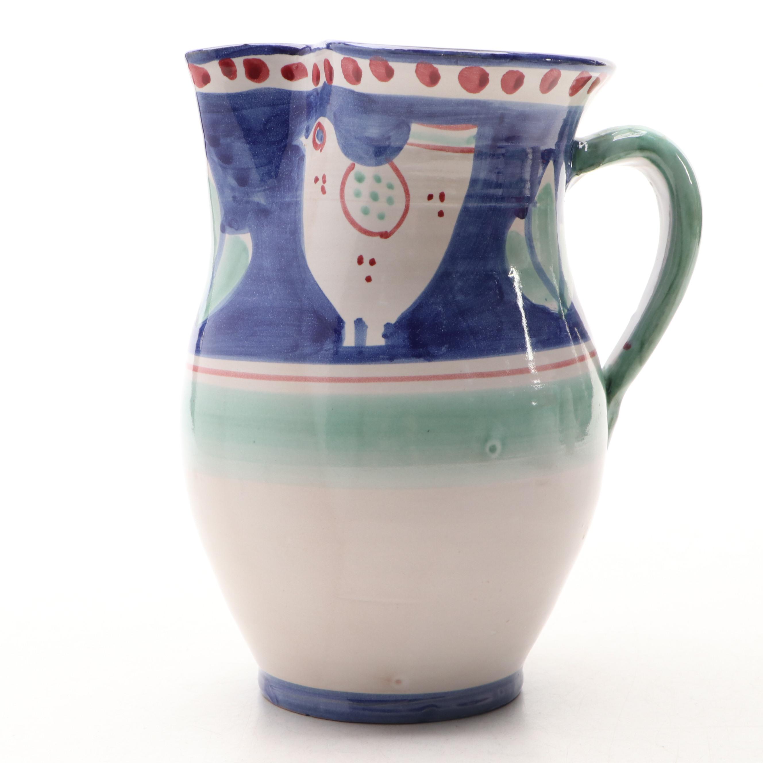 Italian Majolica Pitchers