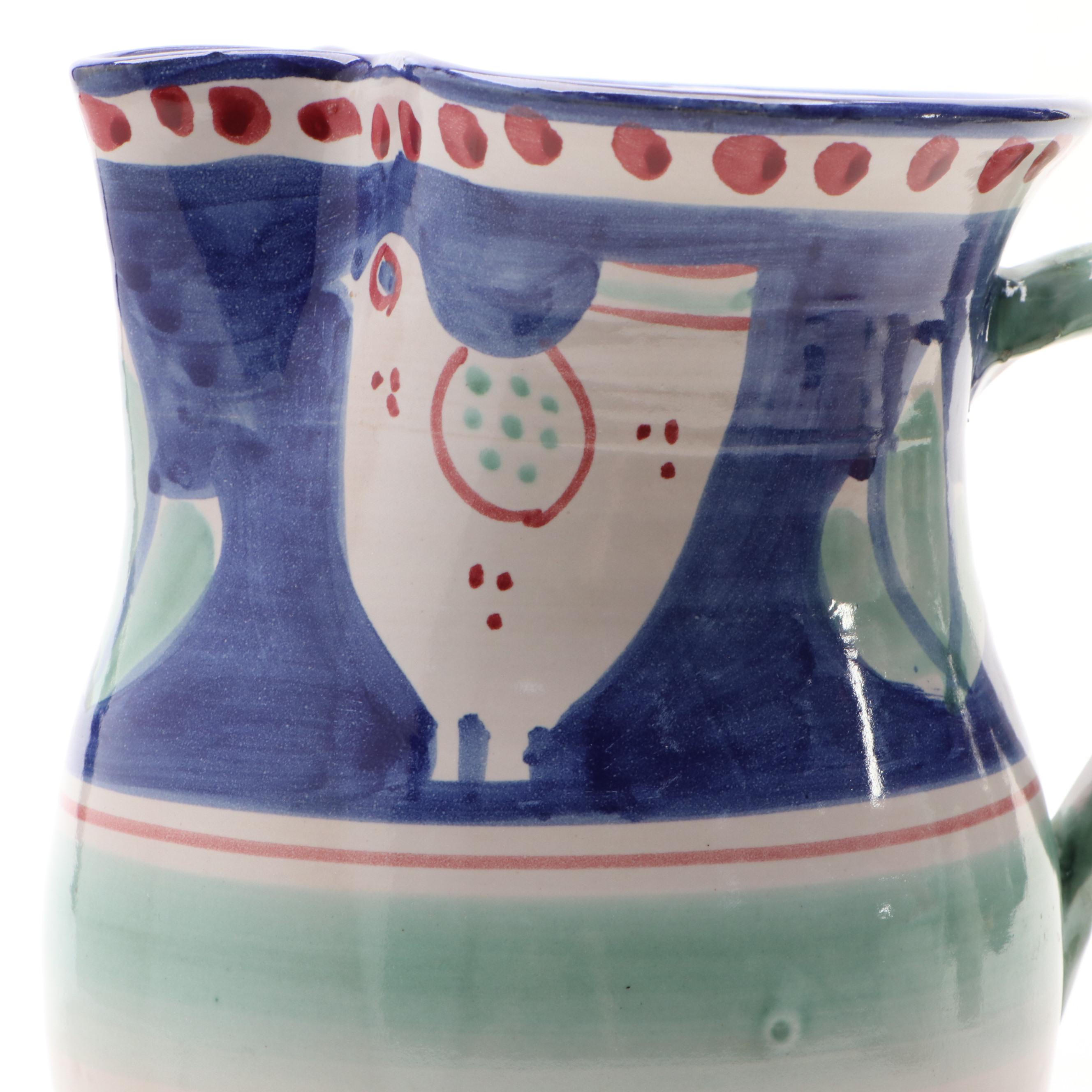 Italian Majolica Pitchers