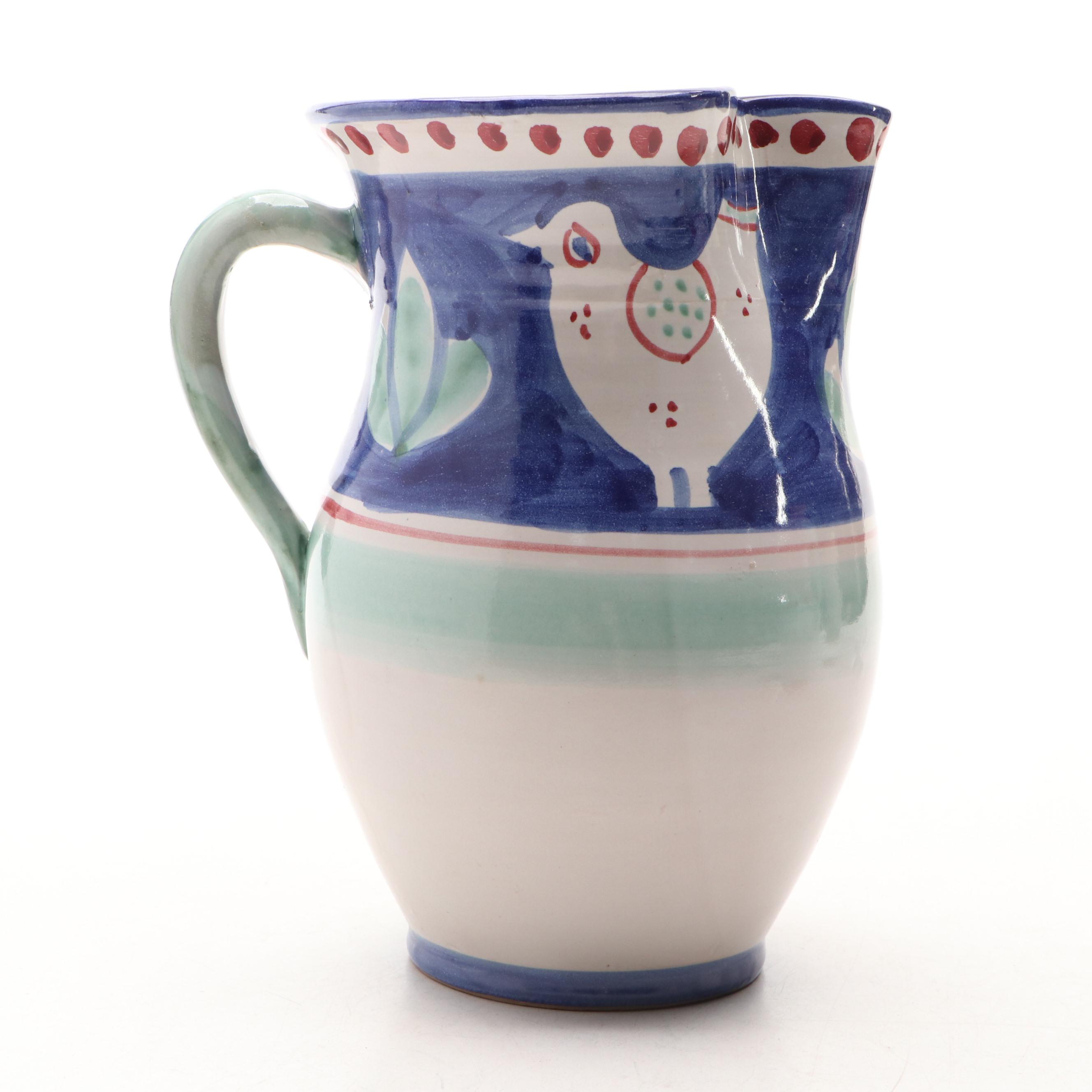Italian Majolica Pitchers