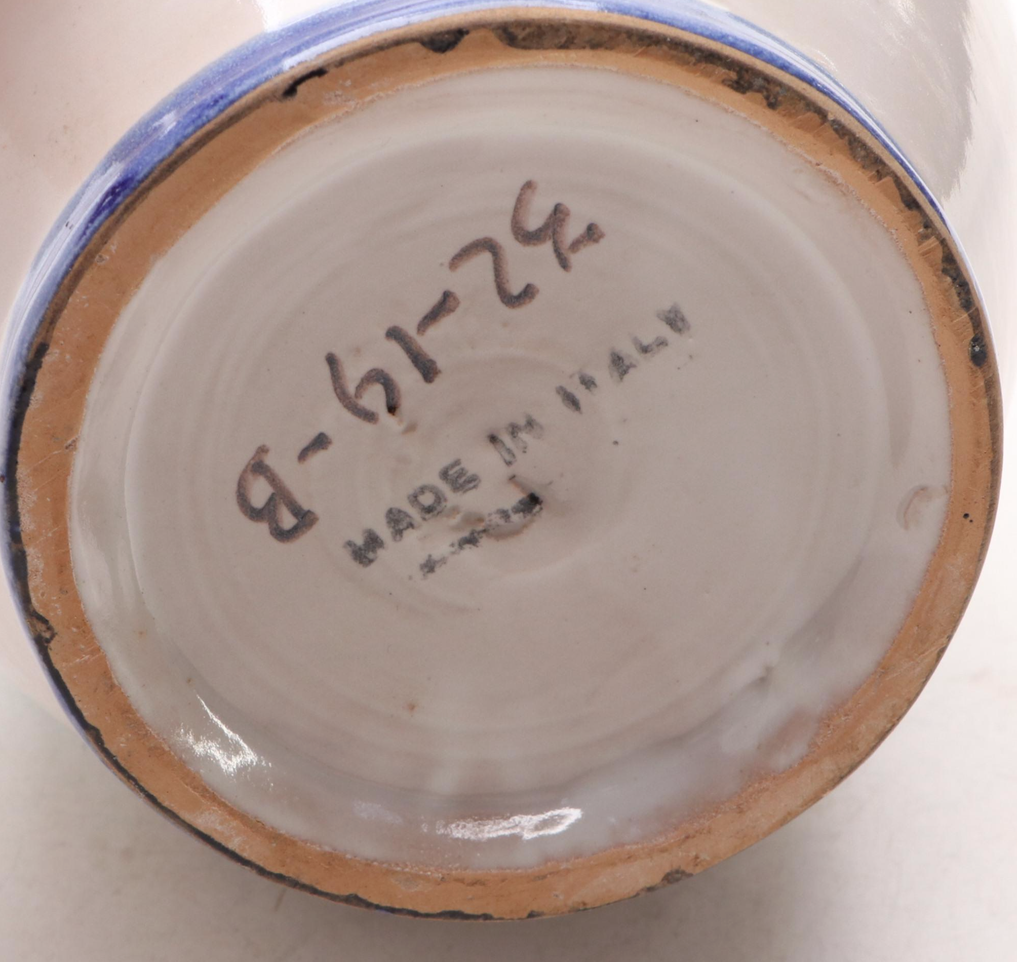 Italian Majolica Pitchers