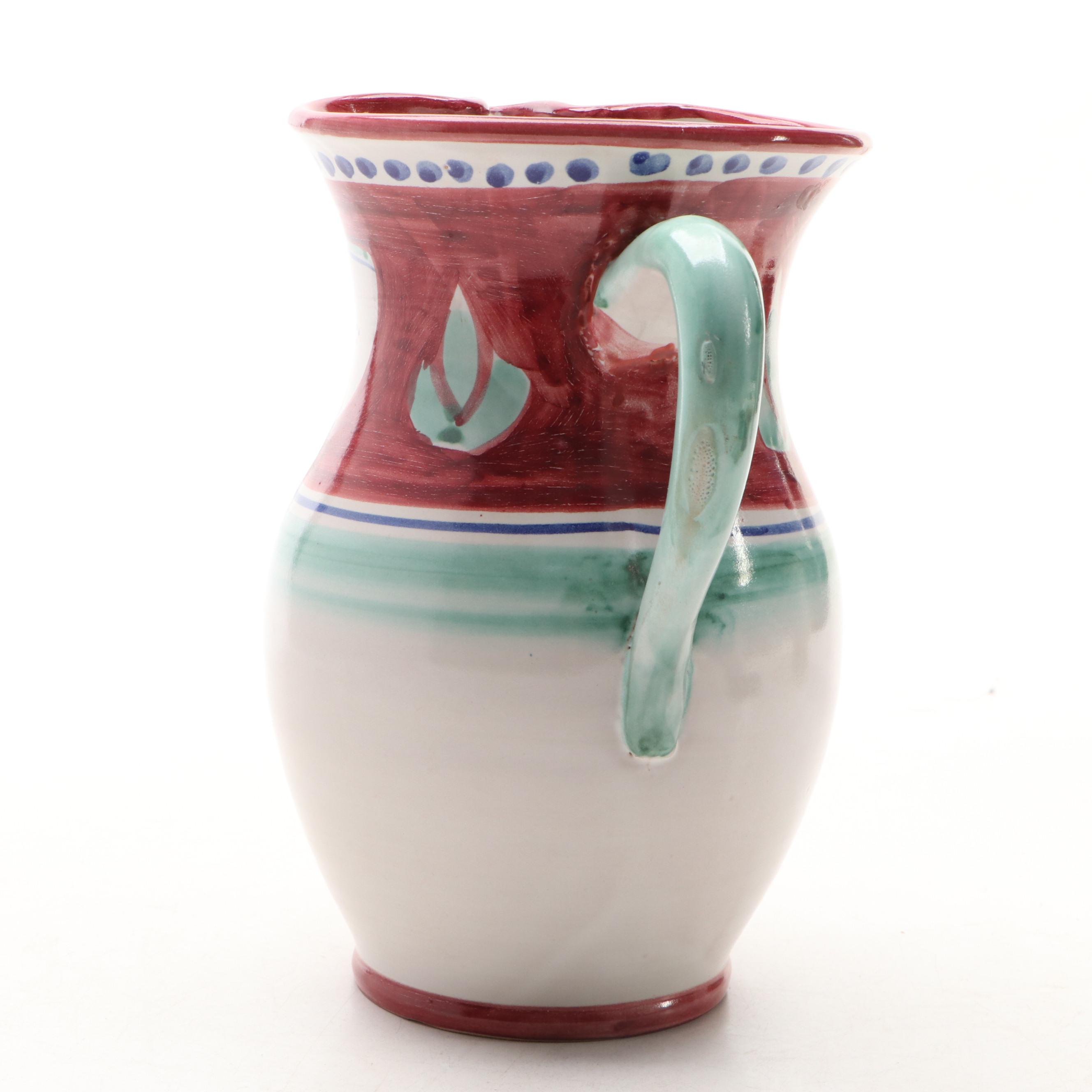 Italian Majolica Pitchers