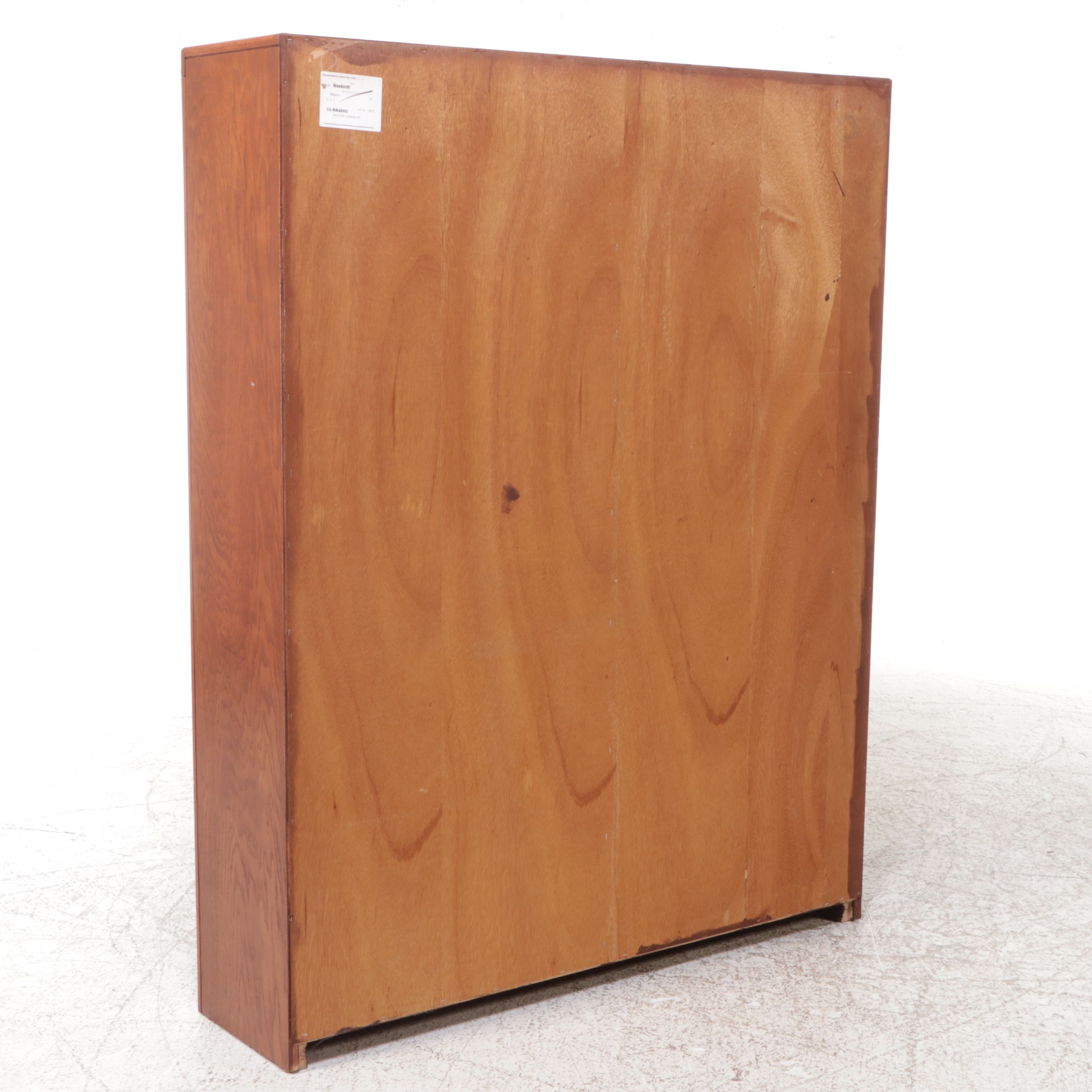 Wood America "Red River" Oak Veneered Bookcase