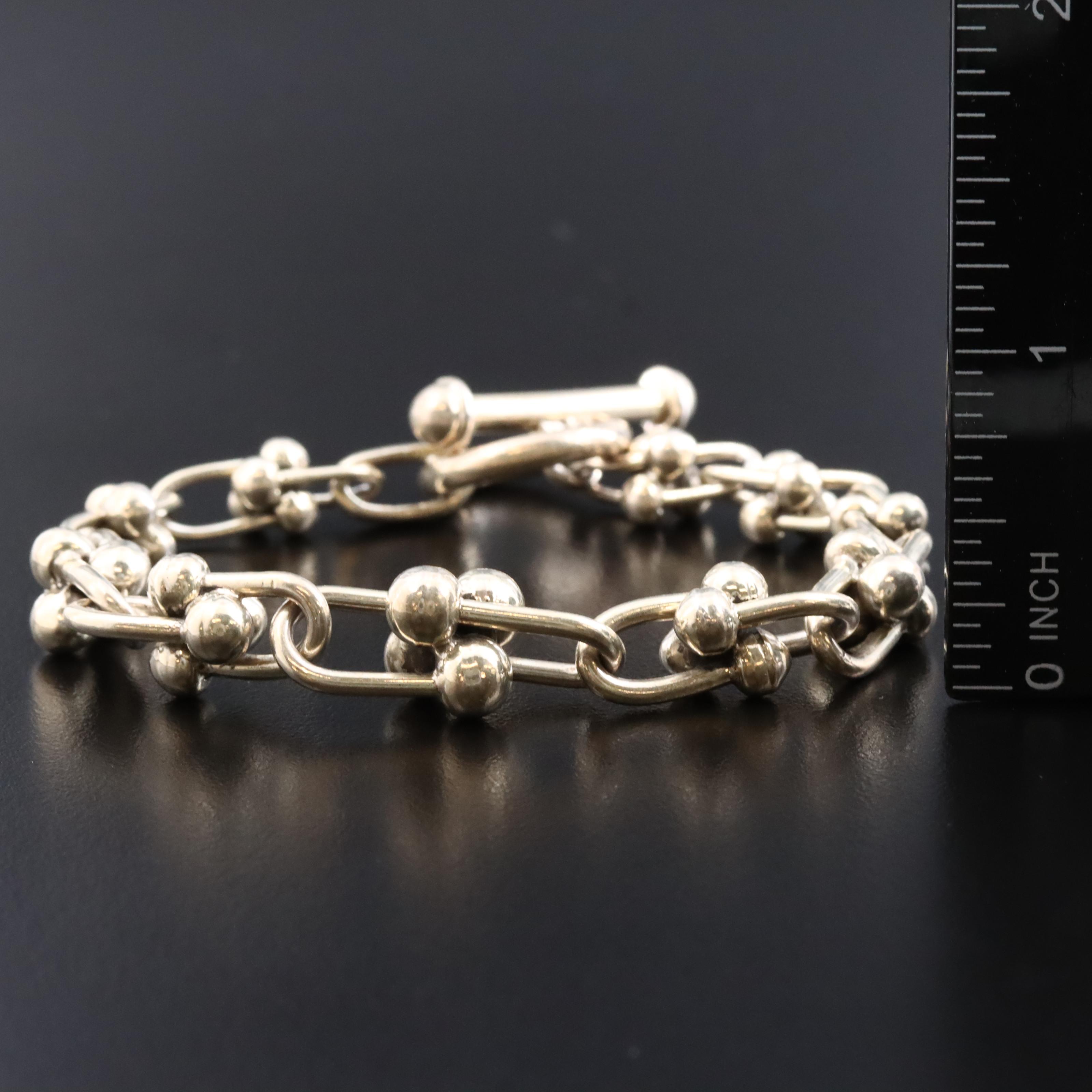 Sterling Fancy Link Bracelet