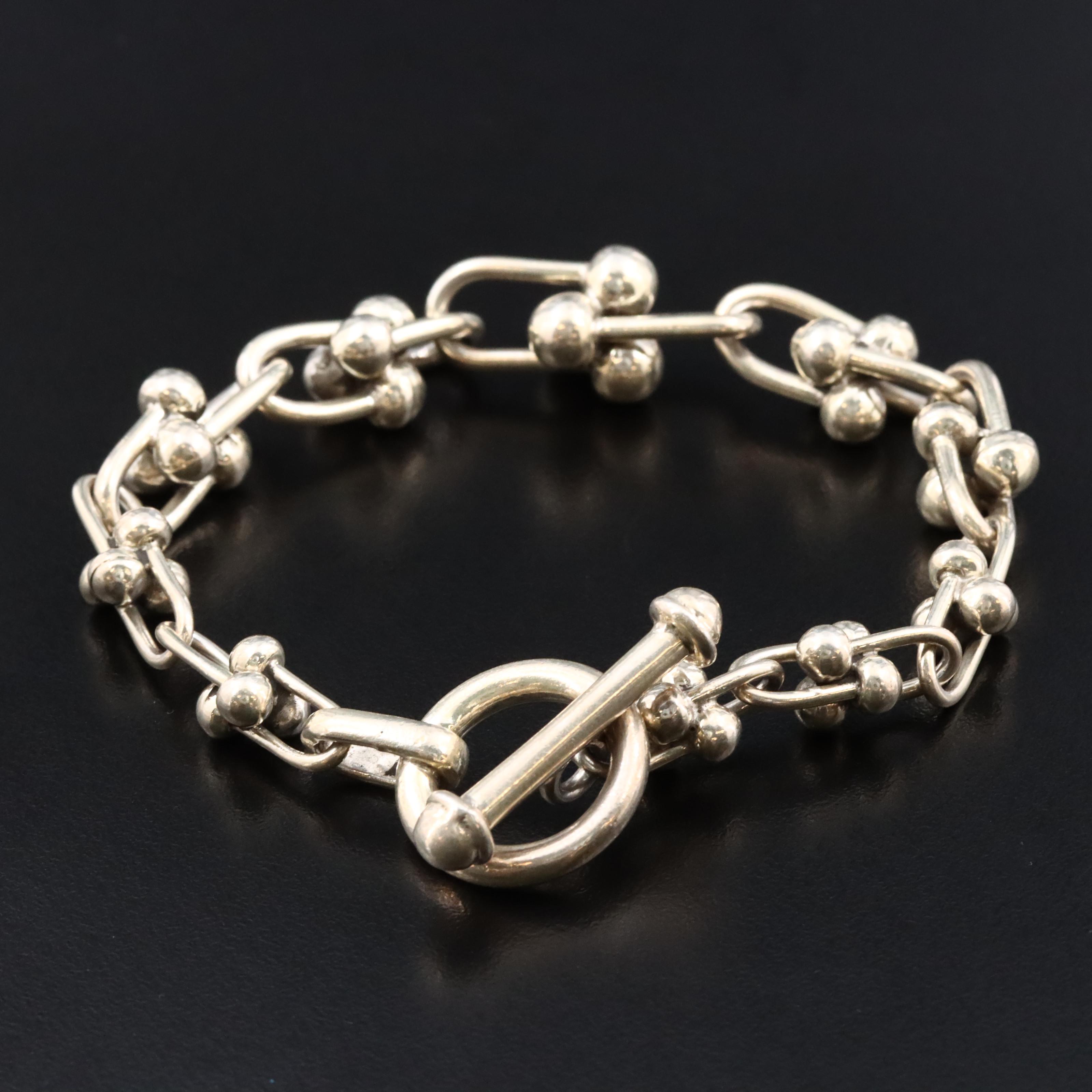 Sterling Fancy Link Bracelet