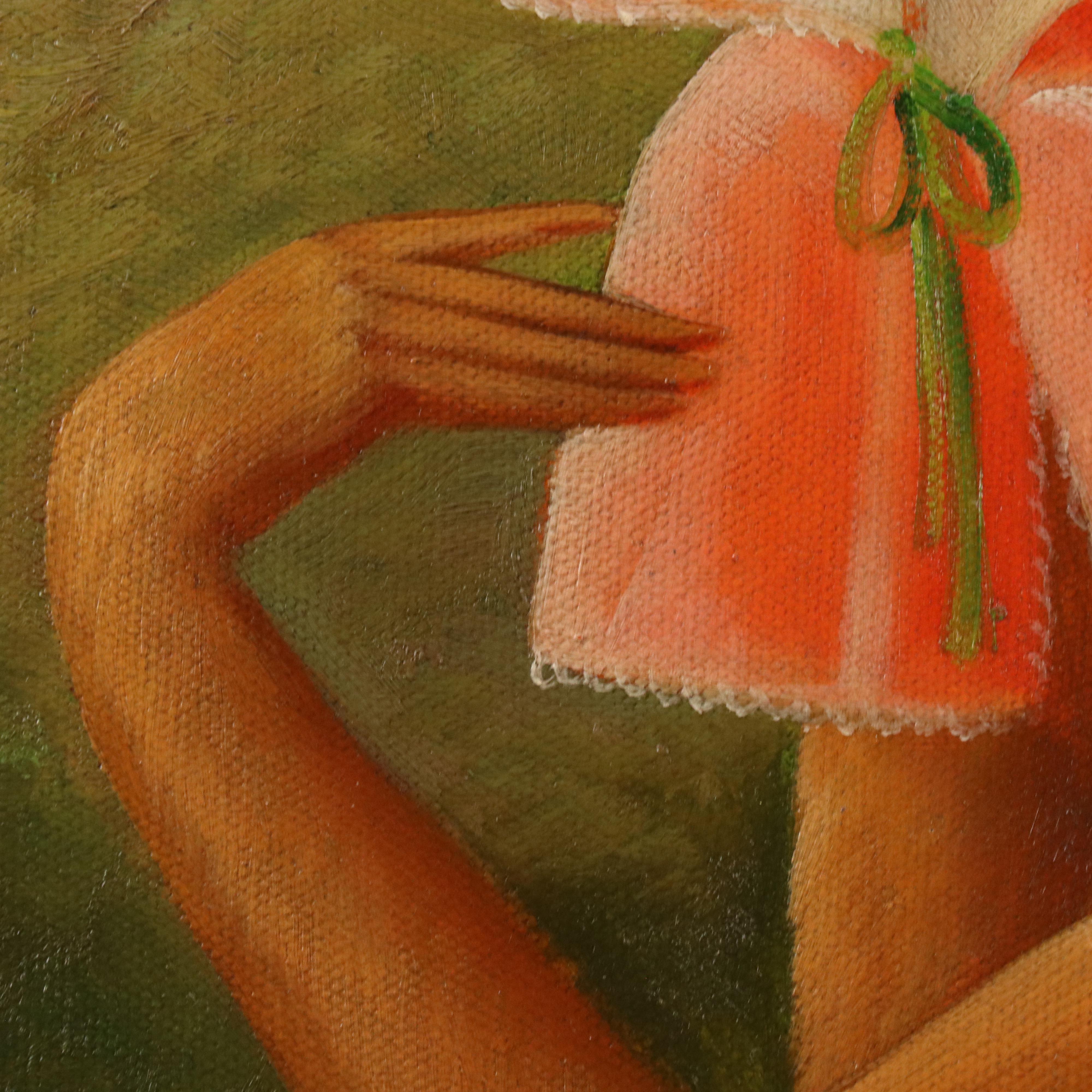 Anthropomorphic Monkey Oil Painting