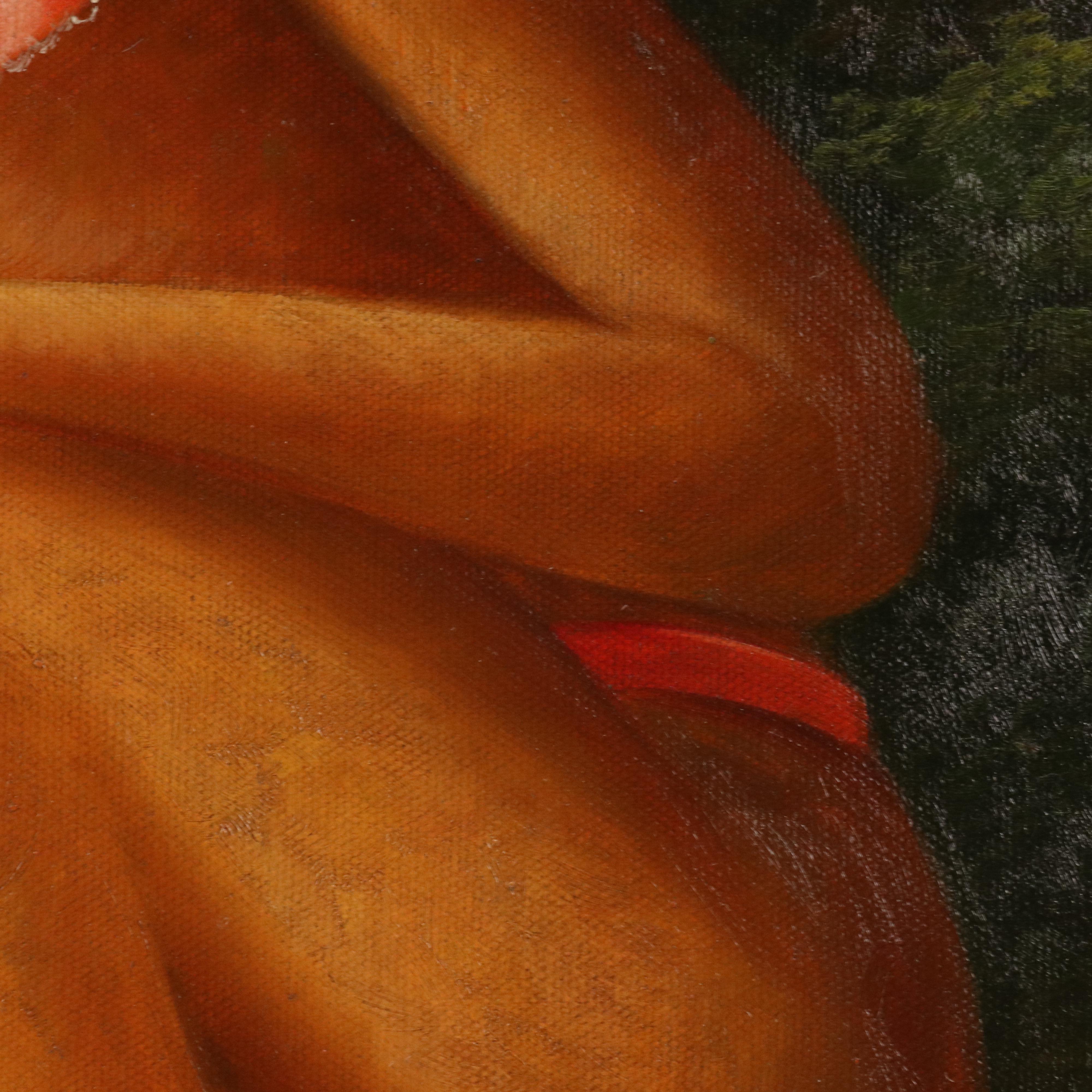 Anthropomorphic Monkey Oil Painting