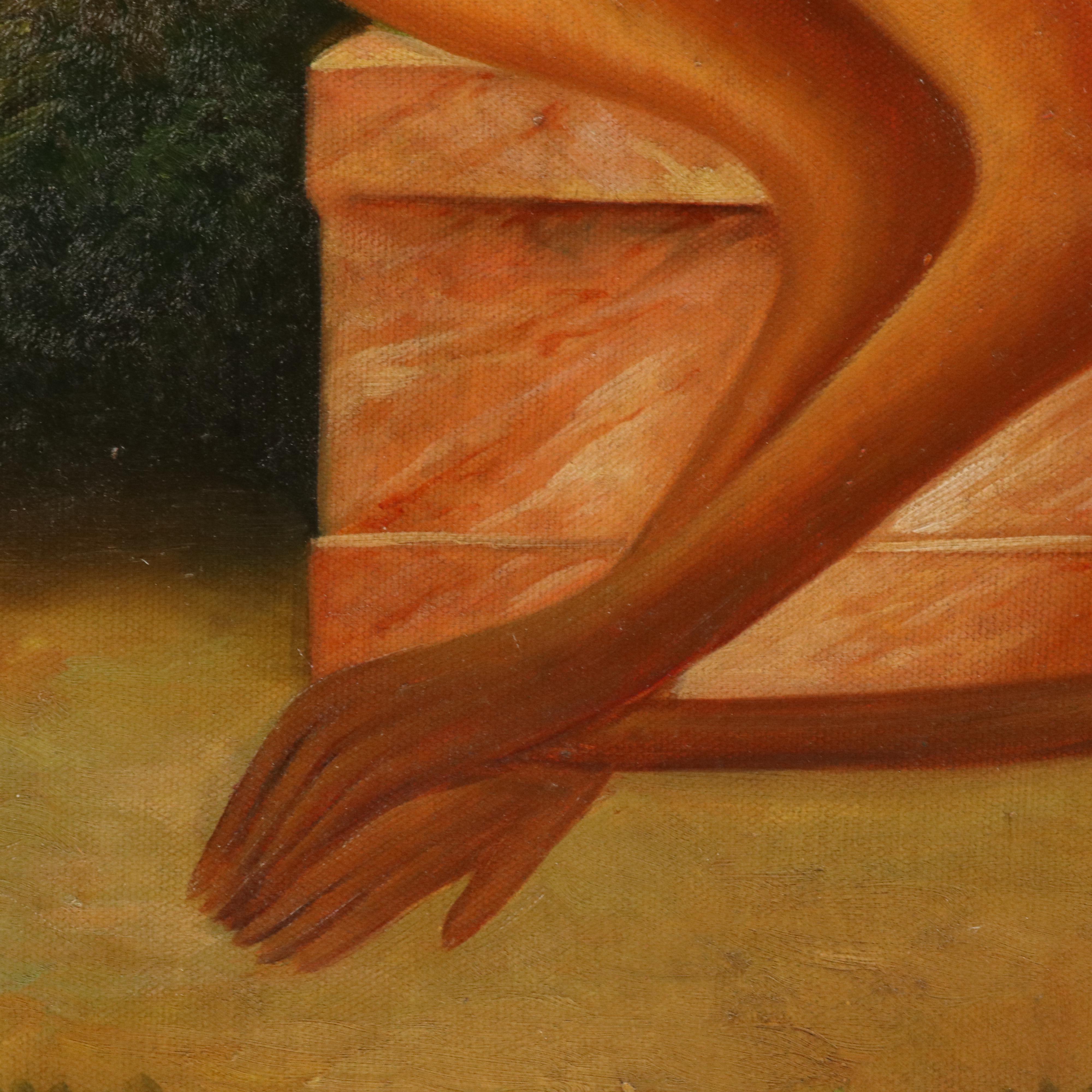 Anthropomorphic Monkey Oil Painting