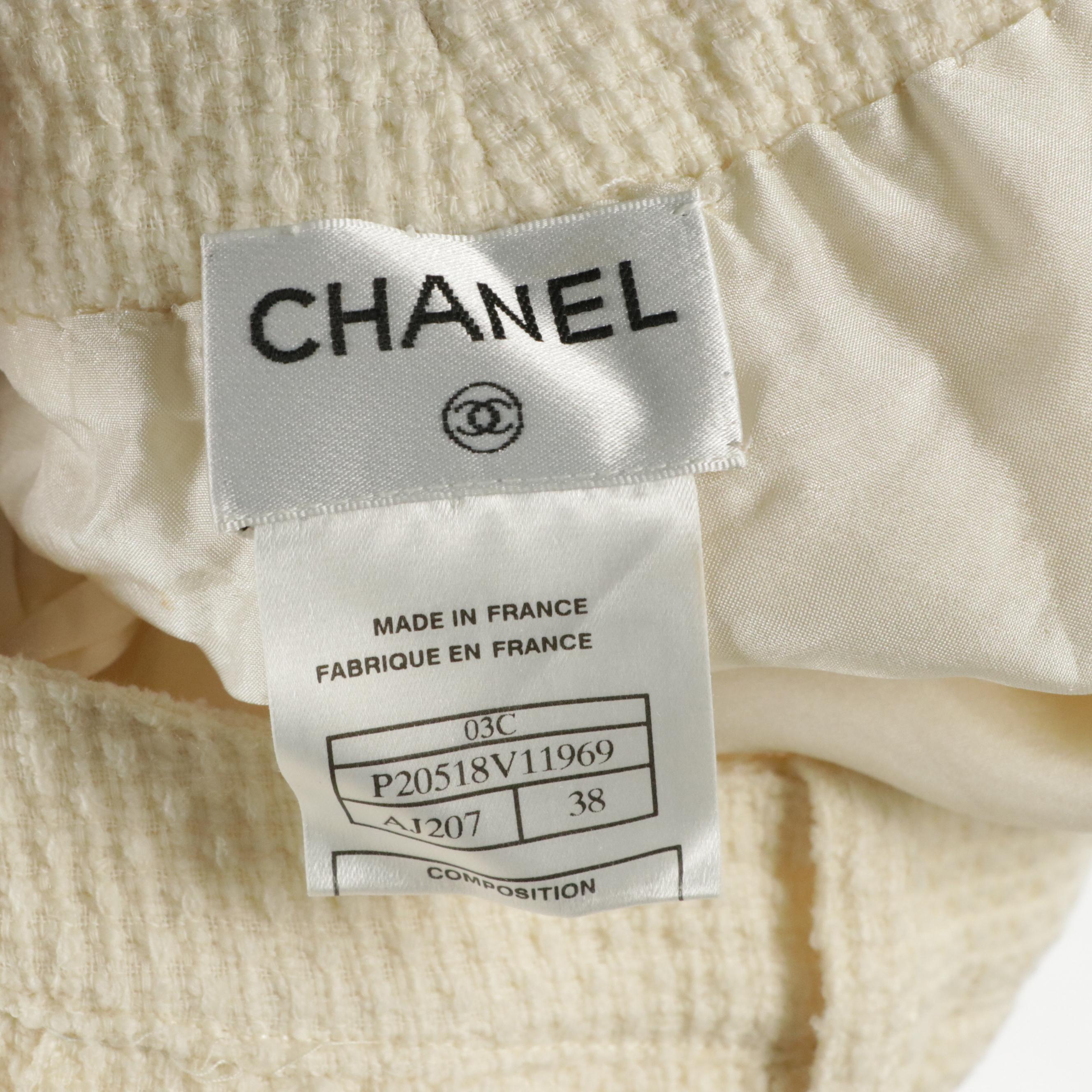 Chanel Cruise Collection Pantsuit in Textured Wool Blend