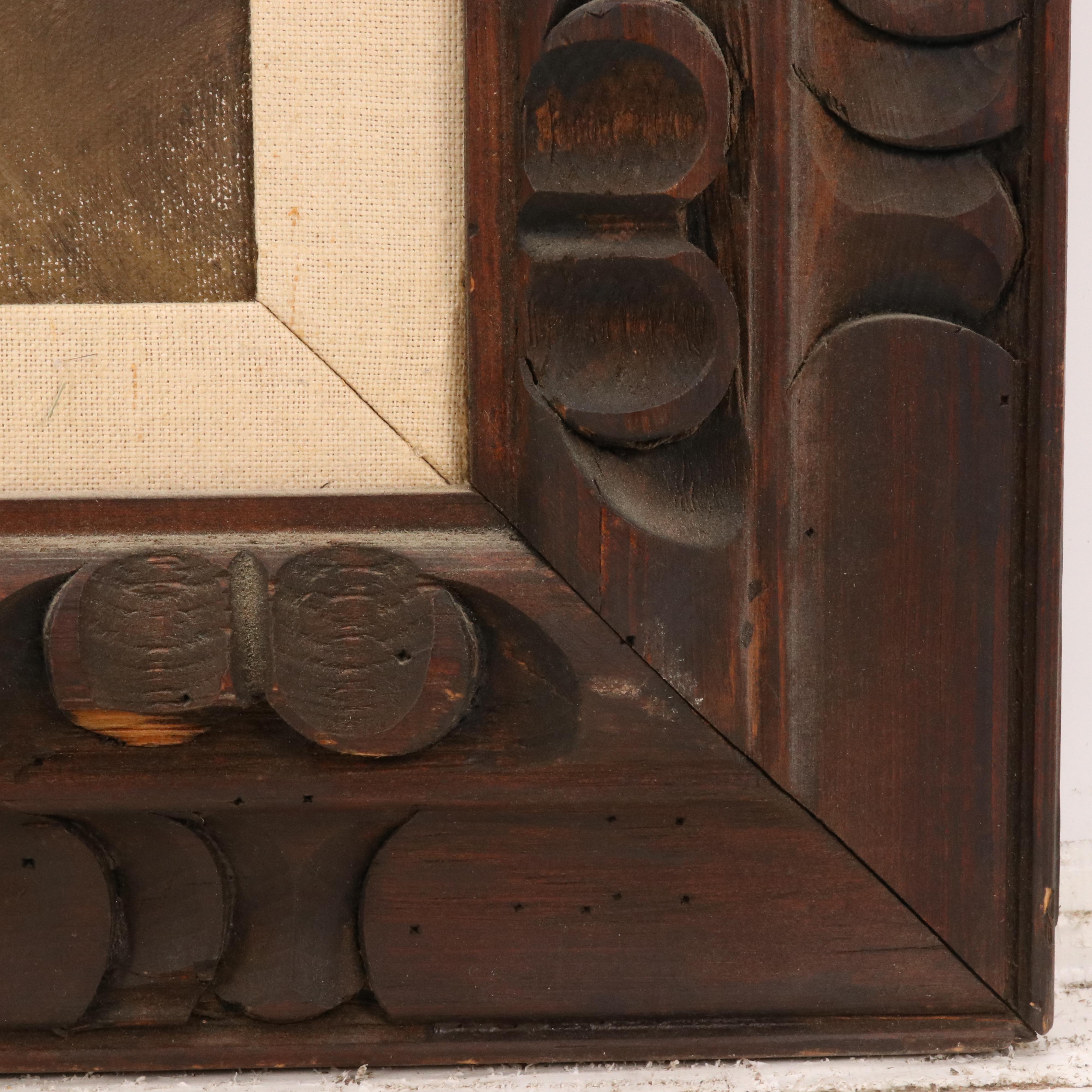 P. Dilgard Country Landscape Oil Painting