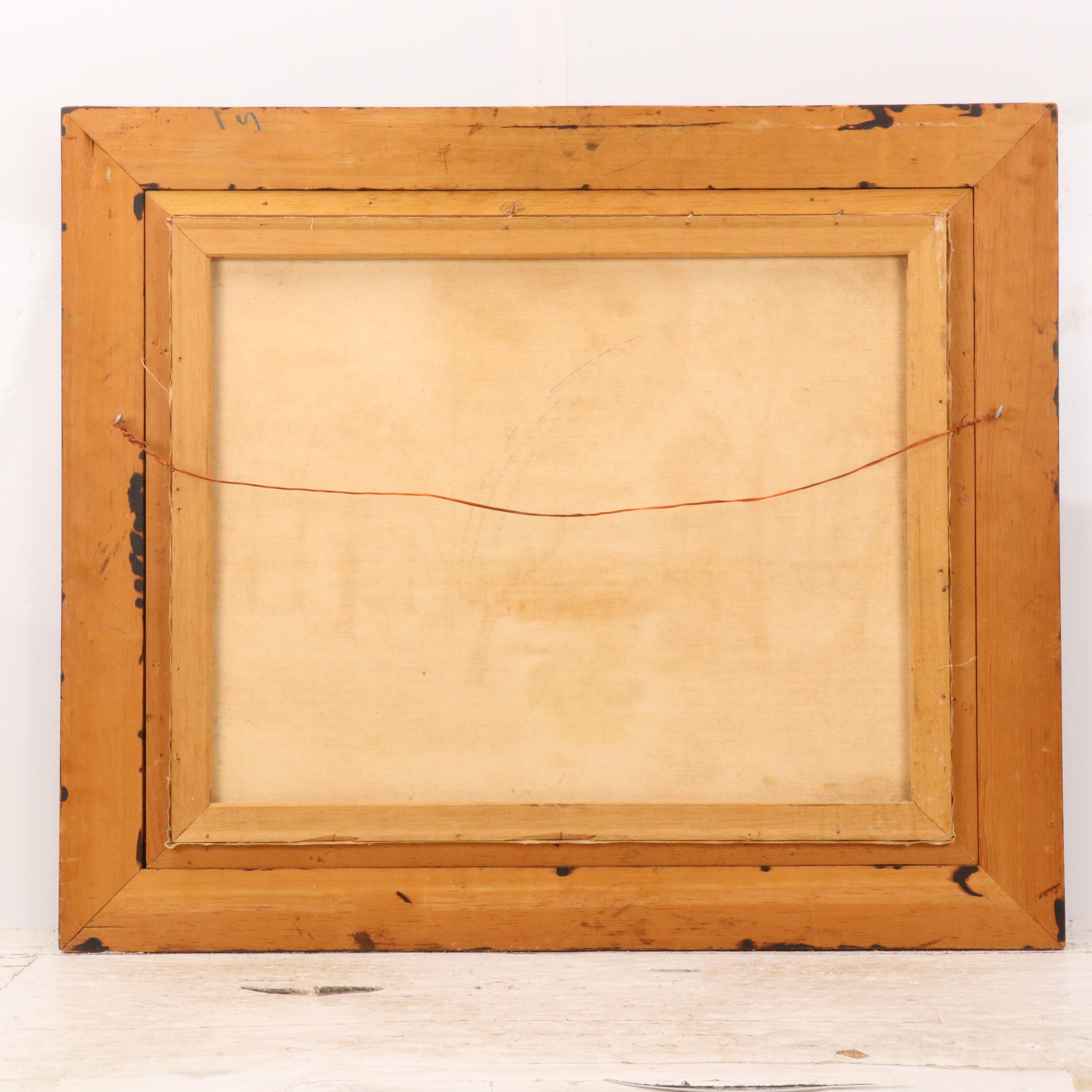 P. Dilgard Country Landscape Oil Painting