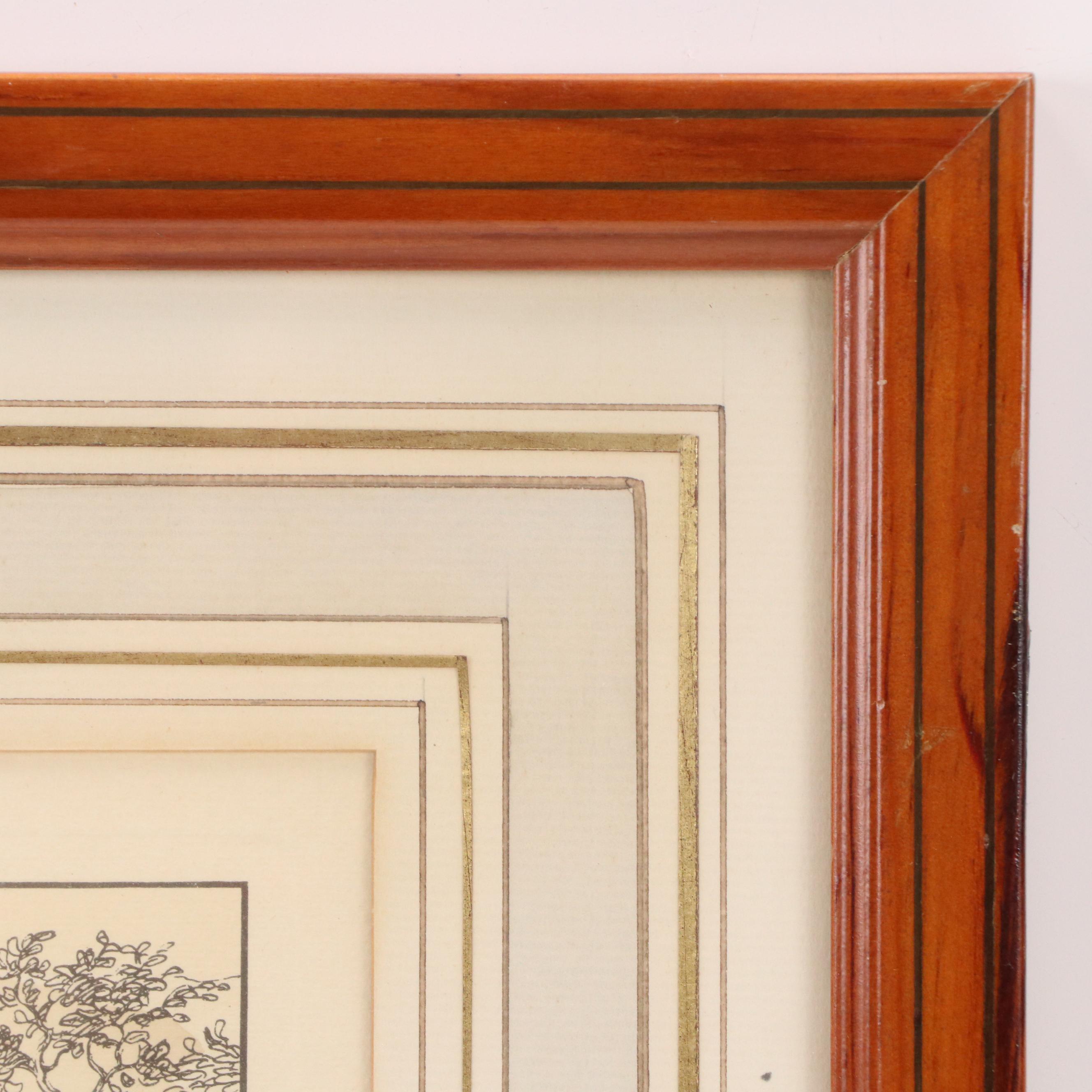 Hand-Colored Lithograph of 1900 Lohner-Porsche Hybrid