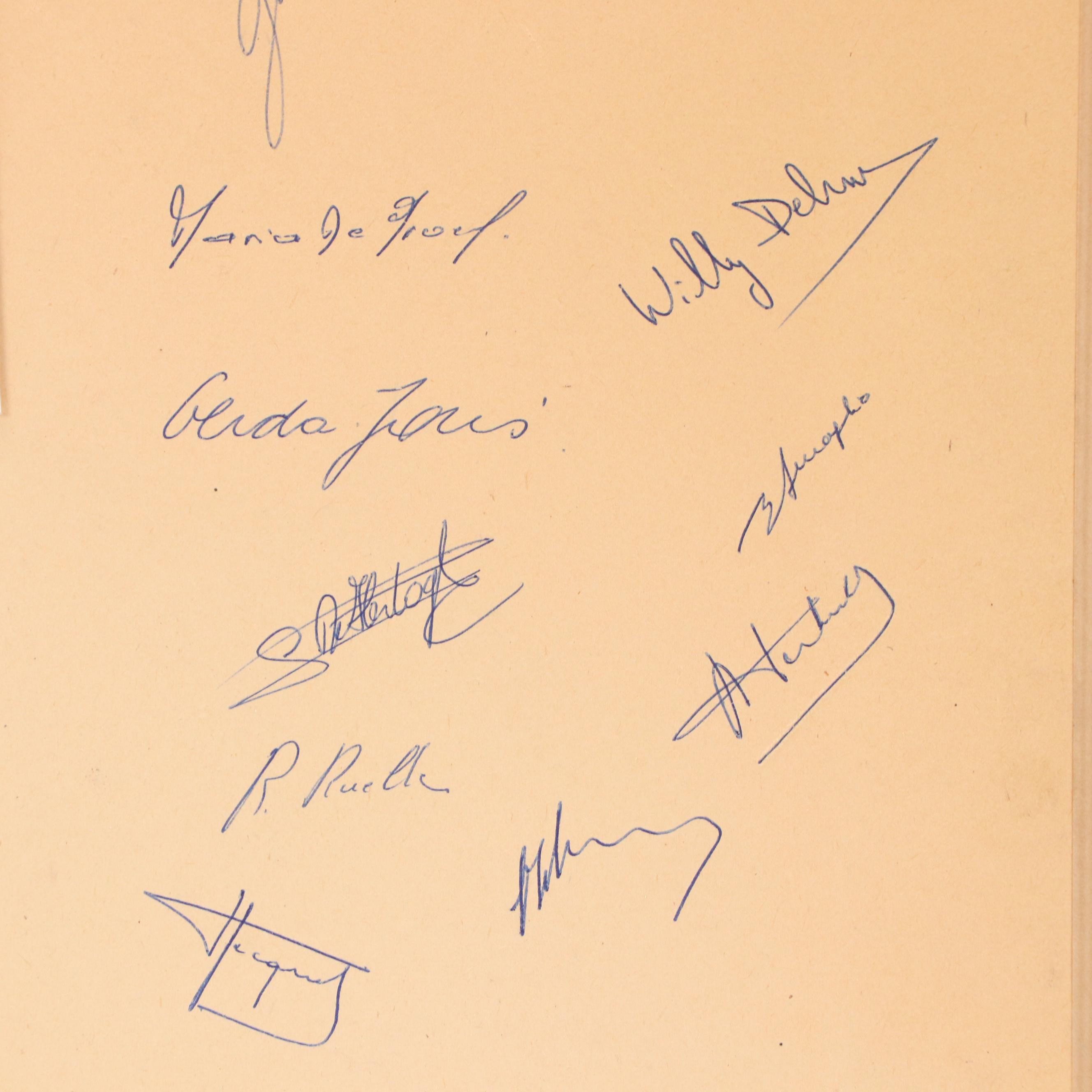 Hand-Colored Lithograph of 1900 Lohner-Porsche Hybrid