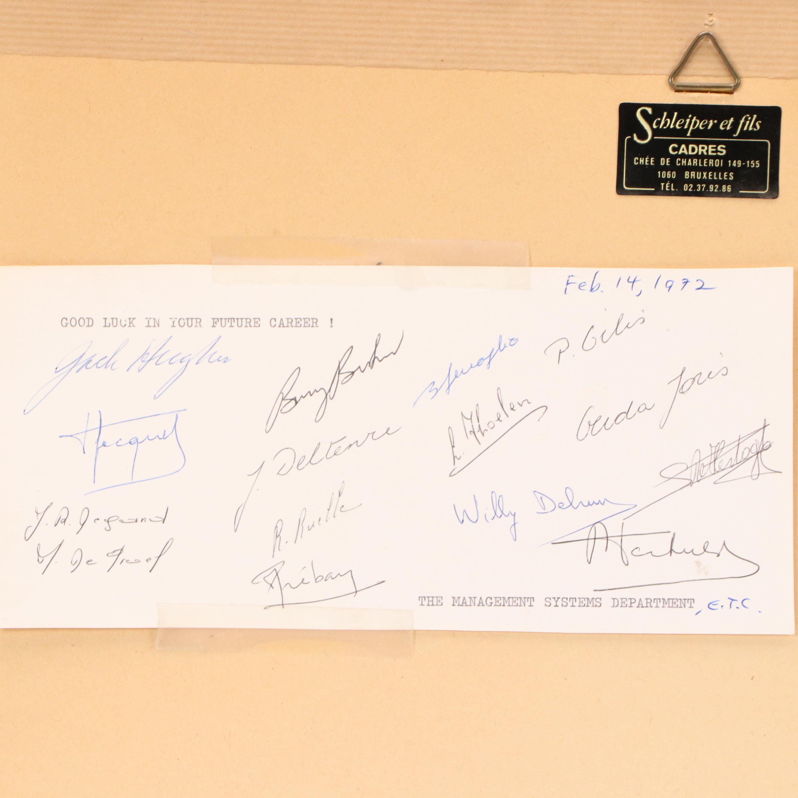 Hand-Colored Lithograph of 1900 Lohner-Porsche Hybrid