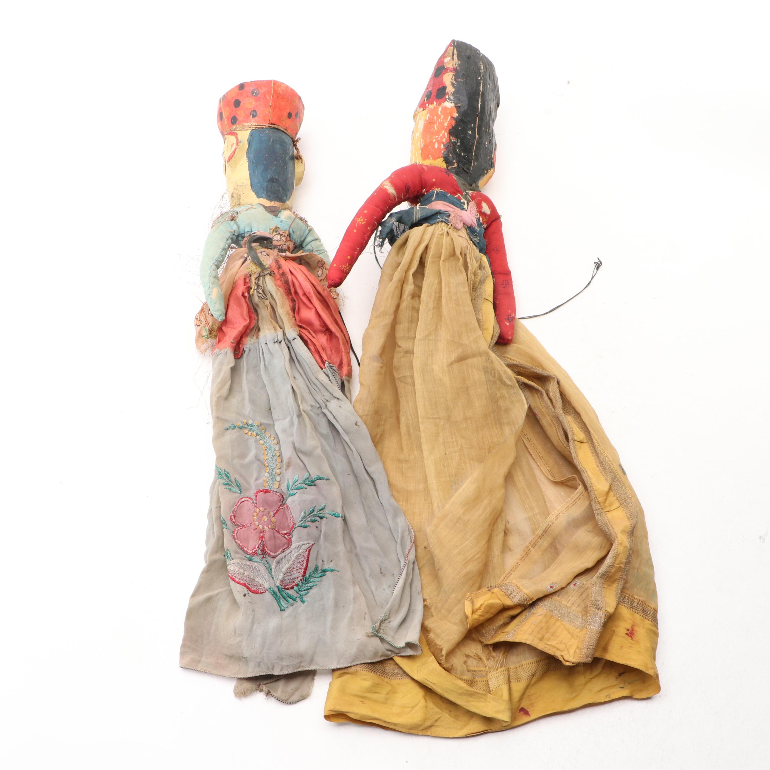 Indian Rajasthan Kathputli Wood String Puppets