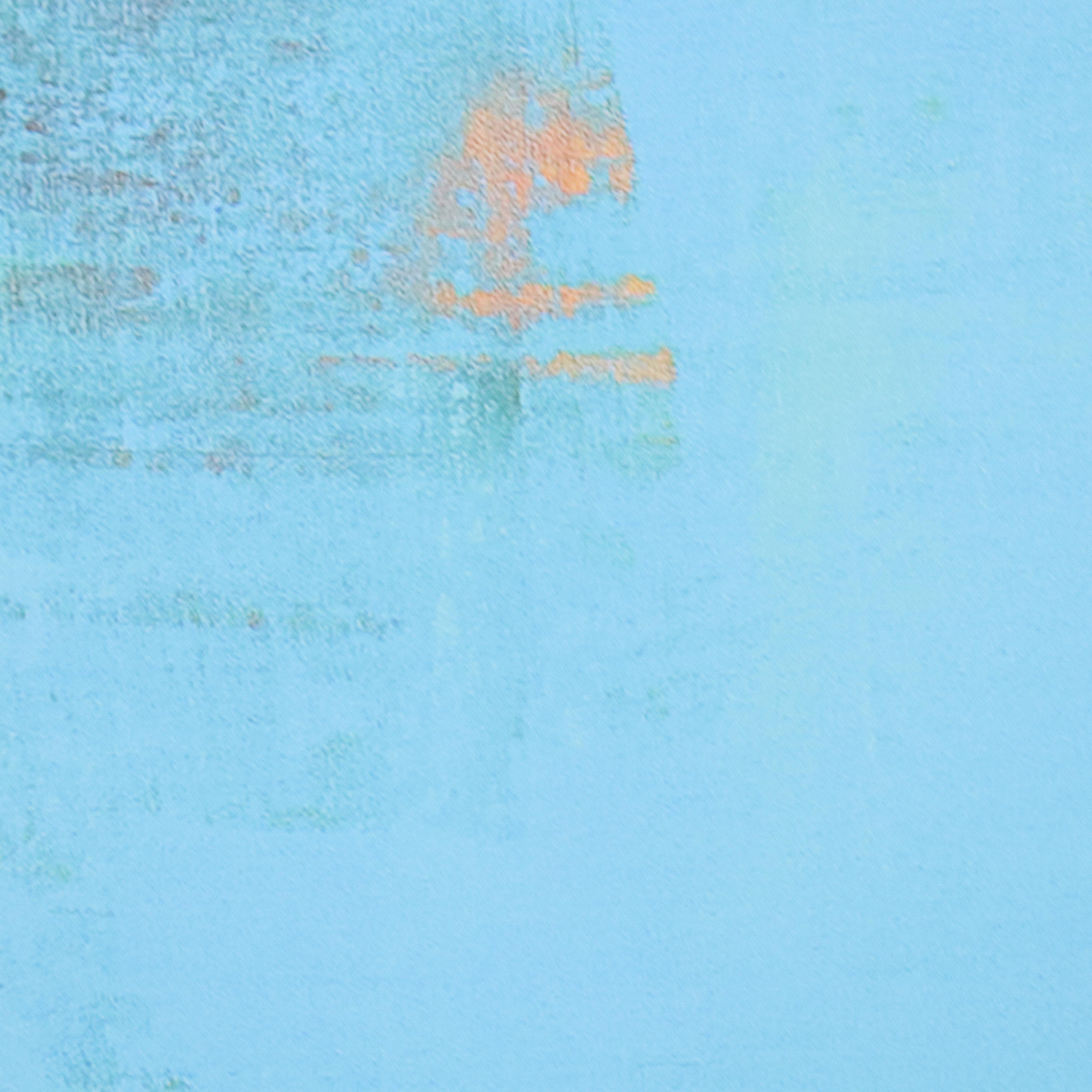 Abstract Giclée "Blue Monday" After Erin Ashley