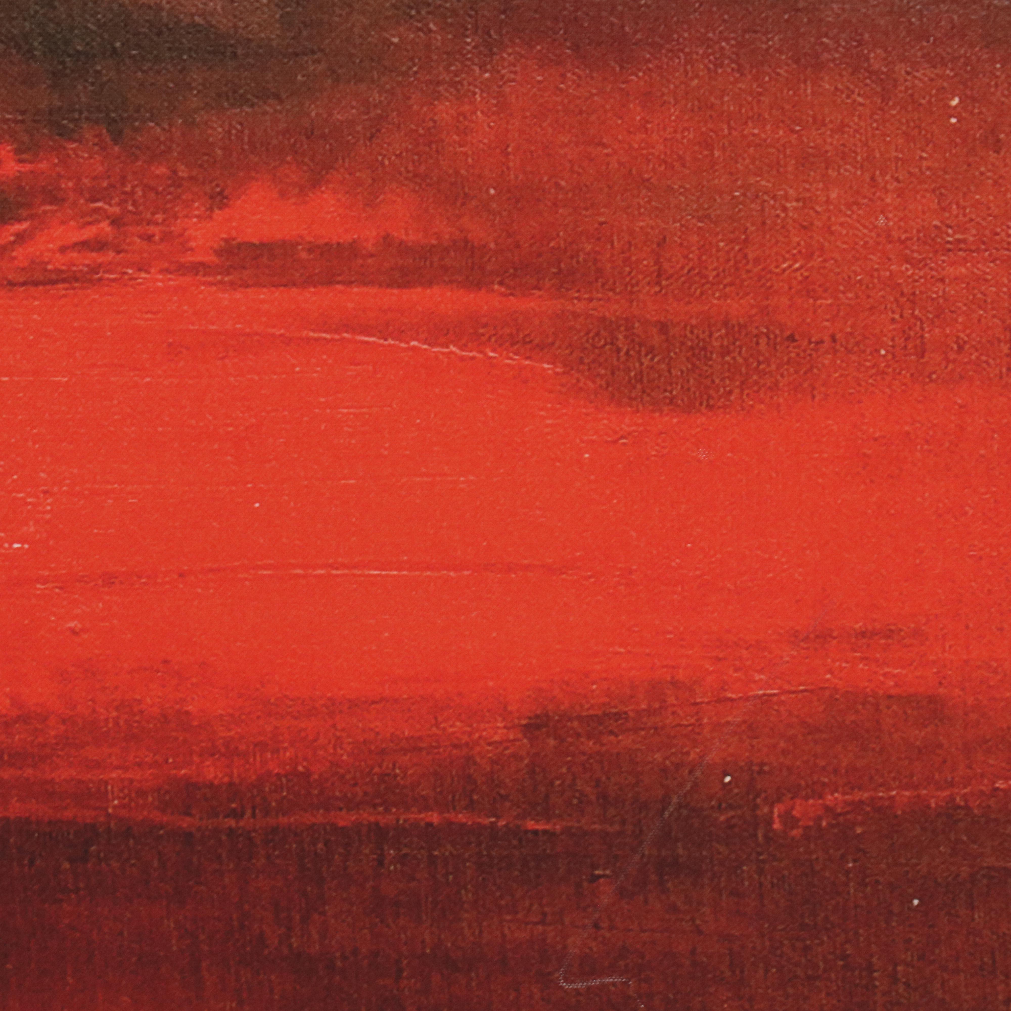 Abstract Giclée "Blue Monday" After Erin Ashley