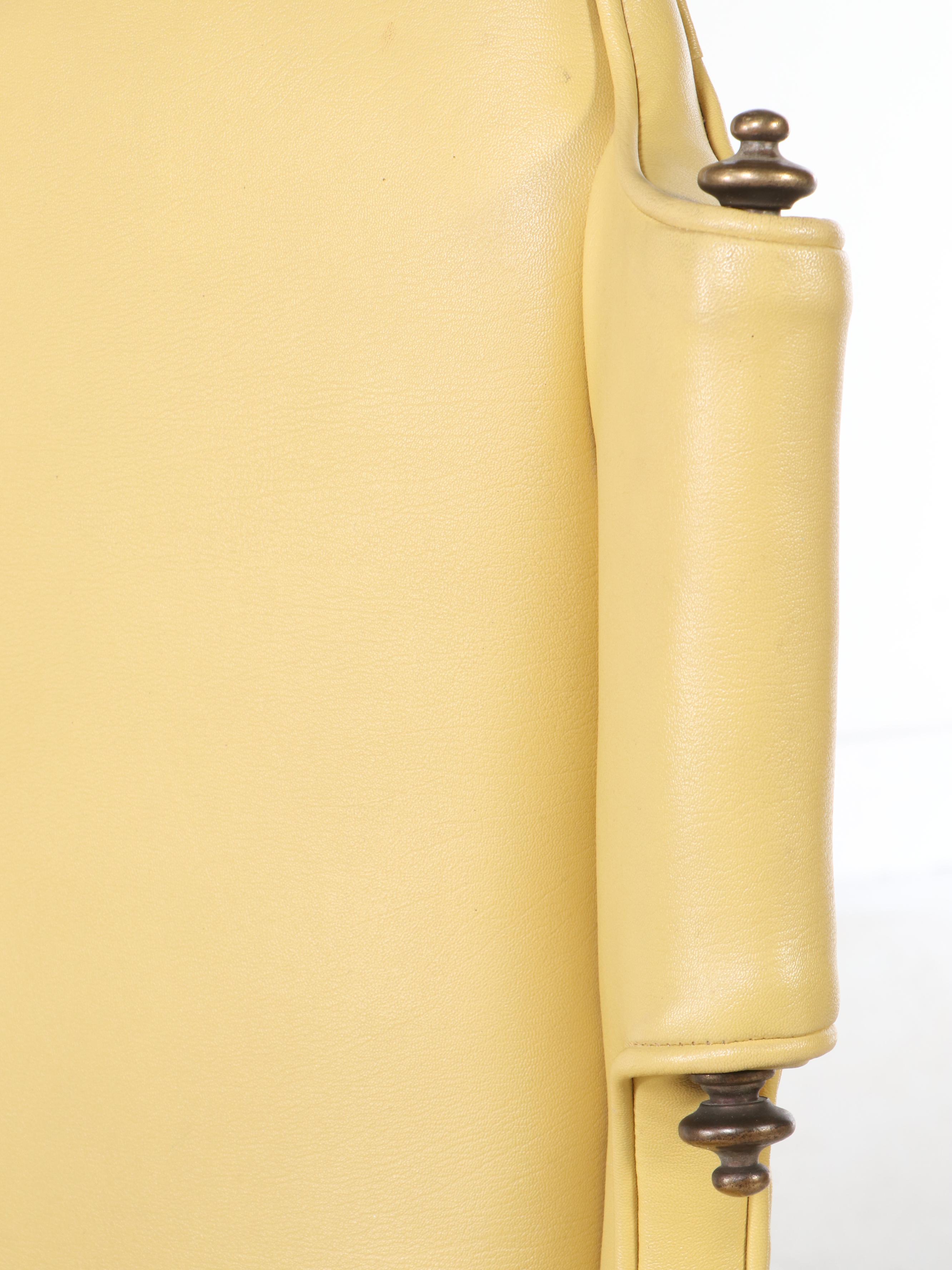 Wellington Hall Walnut Finish Louis XV Style Desk and Provincial Style Wingback