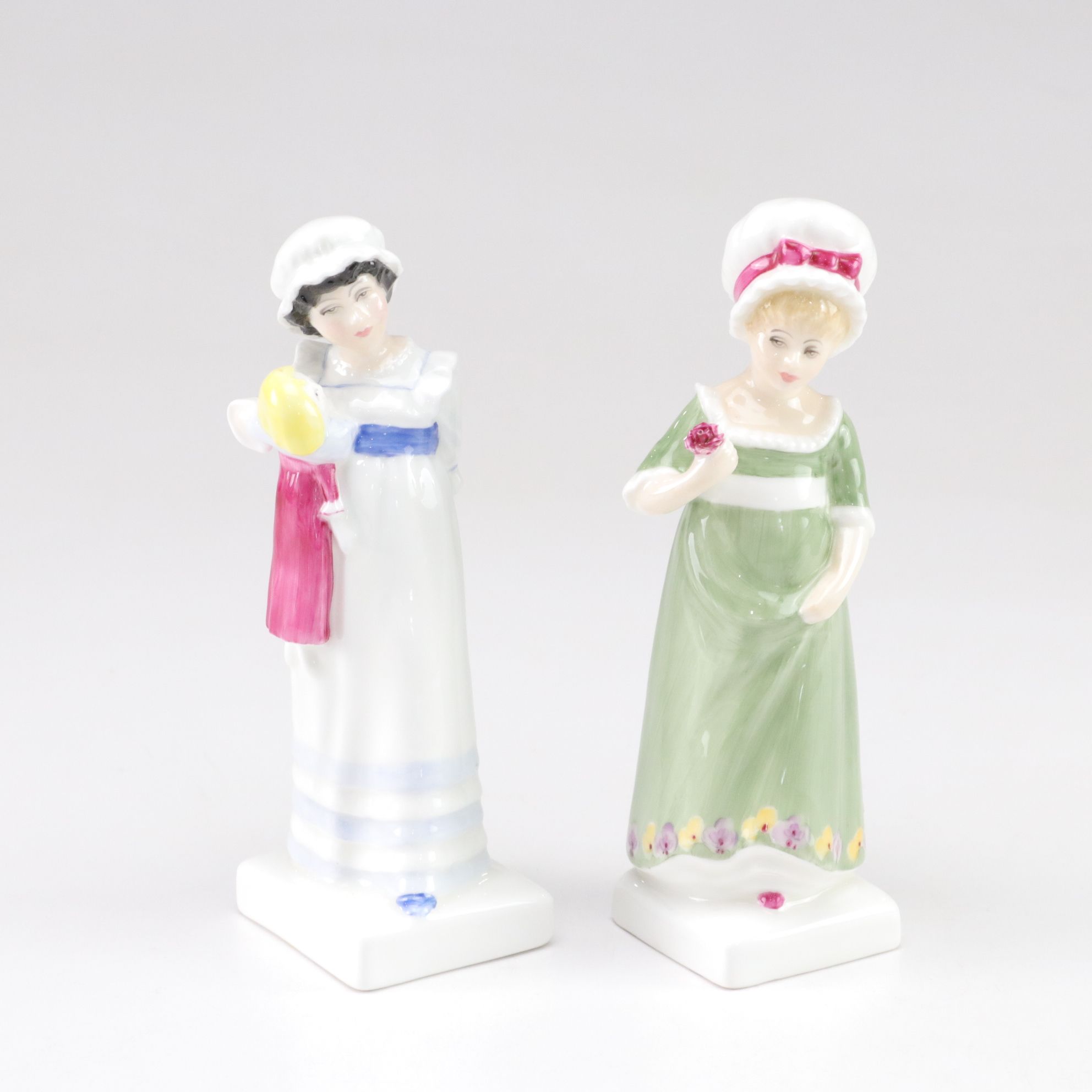 Royal Doulton Bone China "Emma", "Ruth" and "Amy" in Kate Greenaway Collection