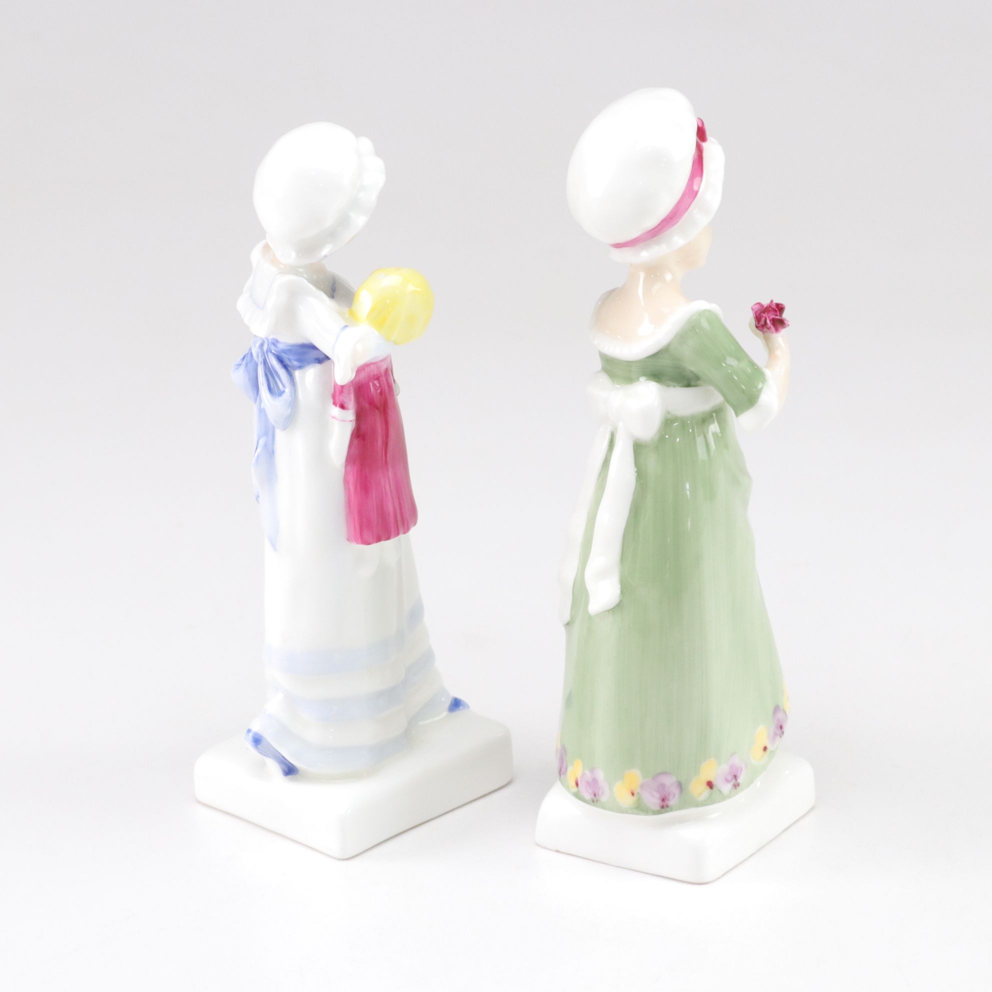 Royal Doulton Bone China "Emma", "Ruth" and "Amy" in Kate Greenaway Collection