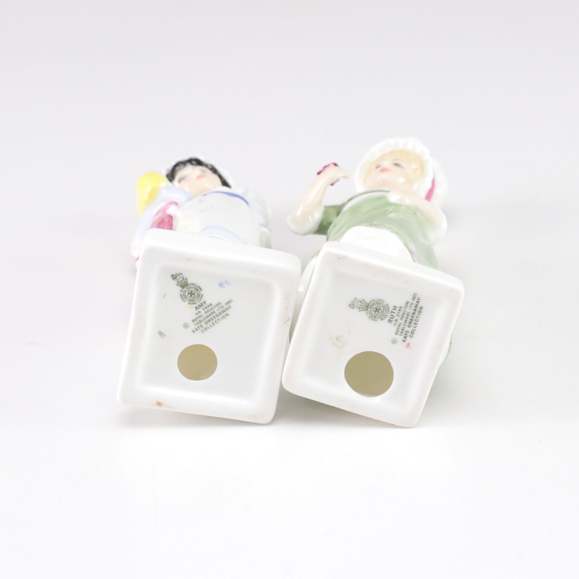 Royal Doulton Bone China "Emma", "Ruth" and "Amy" in Kate Greenaway Collection